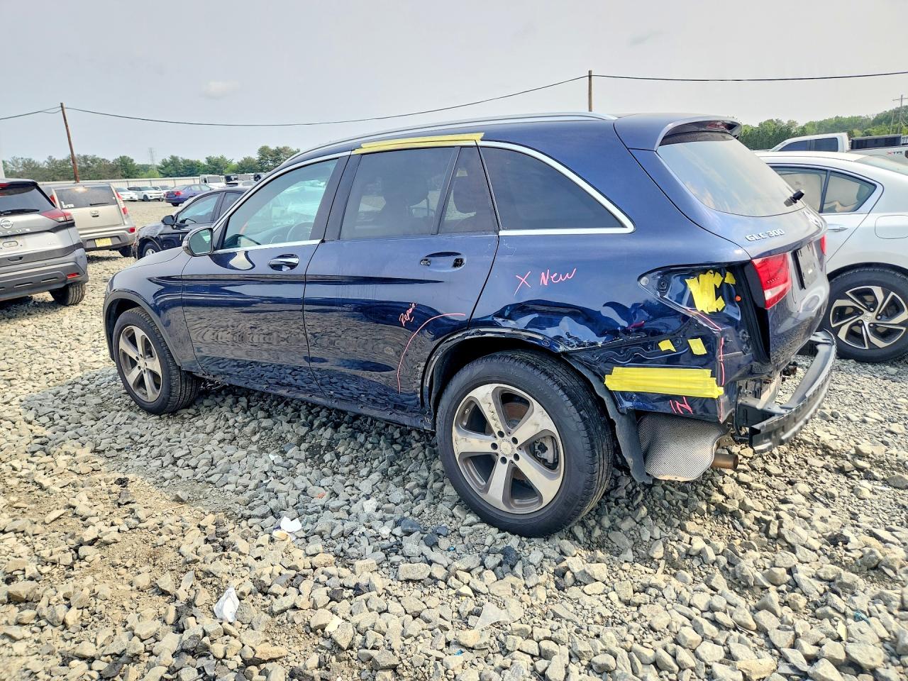 2019 Mercedes-benz Glc 300 4matic Blue vin: WDC0G4KB0KV132578