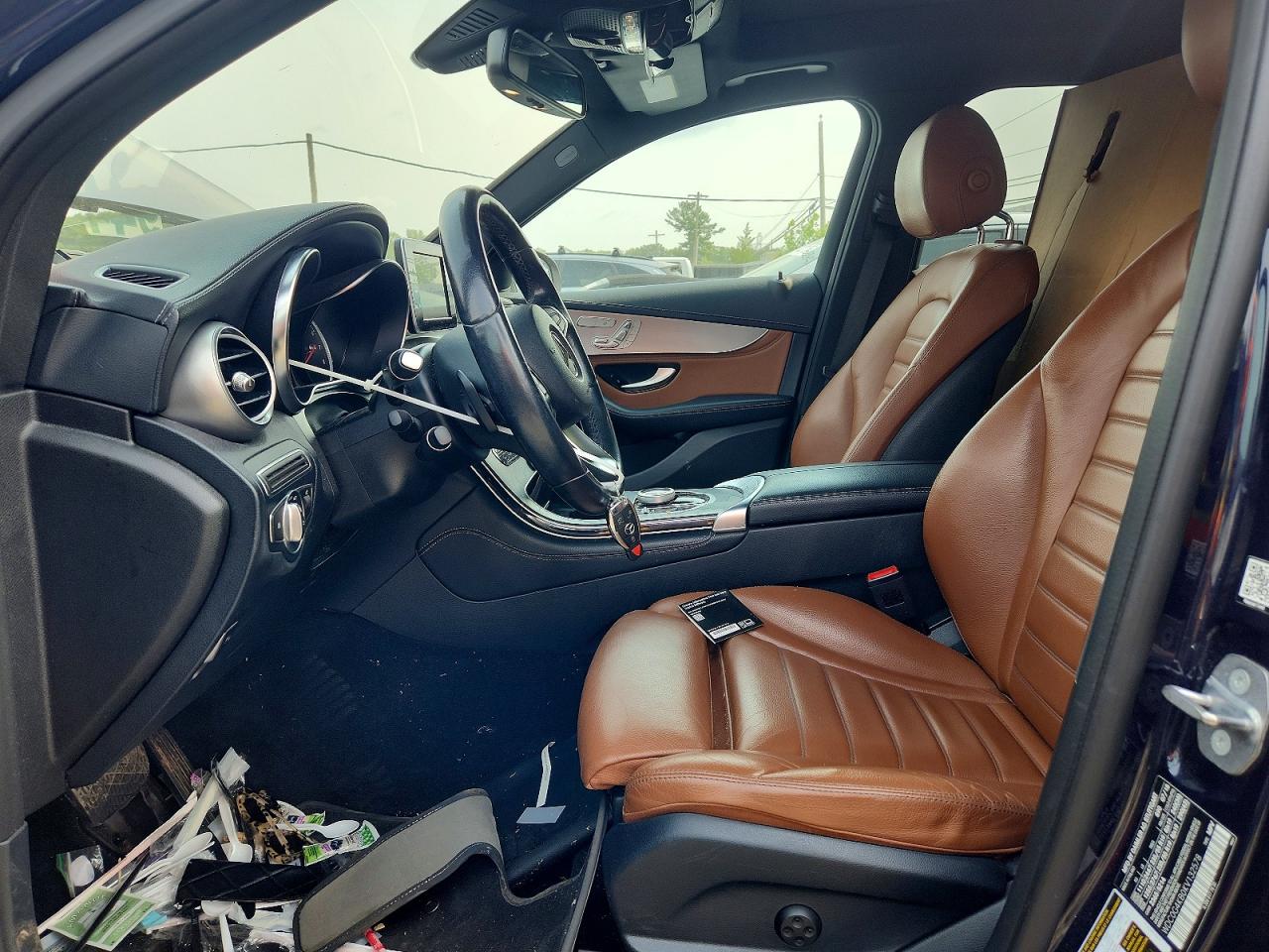 2019 Mercedes-benz Glc 300 4matic Blue vin: WDC0G4KB0KV132578
