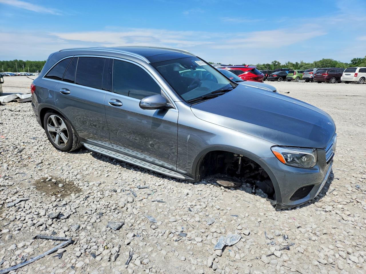 2016 Mercedes-benz Glc 300 4matic Gray vin: WDC0G4KB1GF066012