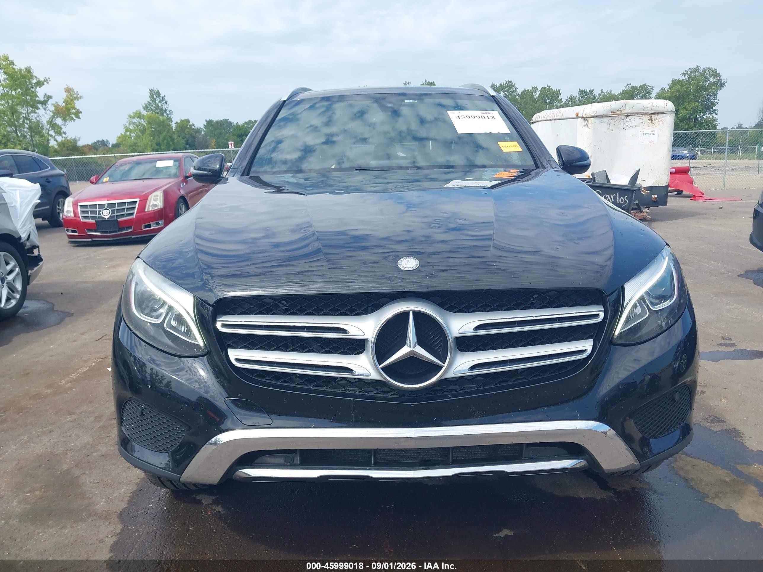 2017 Mercedes-benz Glc 300 4matic Черный vin: WDC0G4KB1HF133953