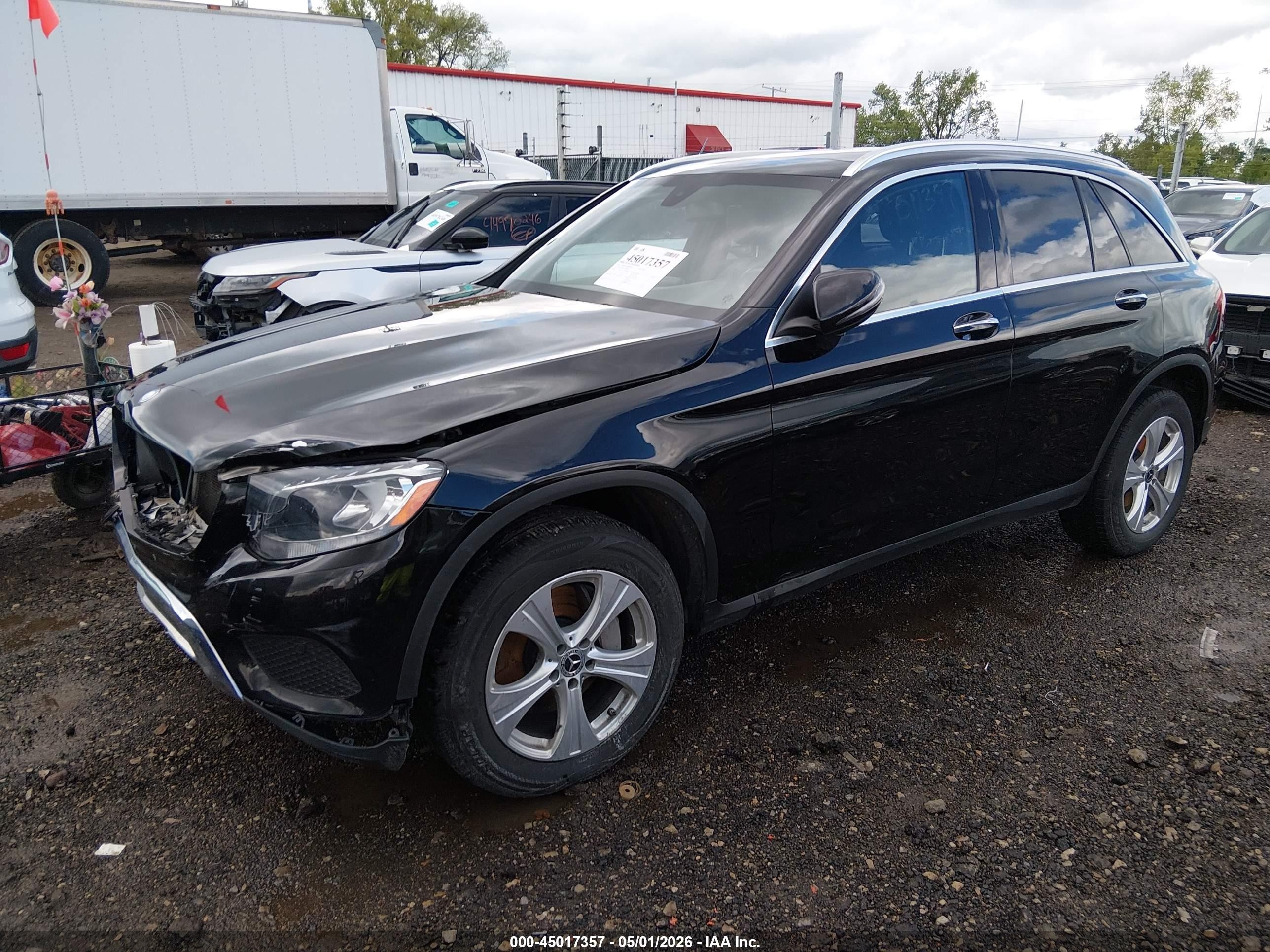 2017 Mercedes-benz Glc 300 4matic Black vin: WDC0G4KB1HF254322