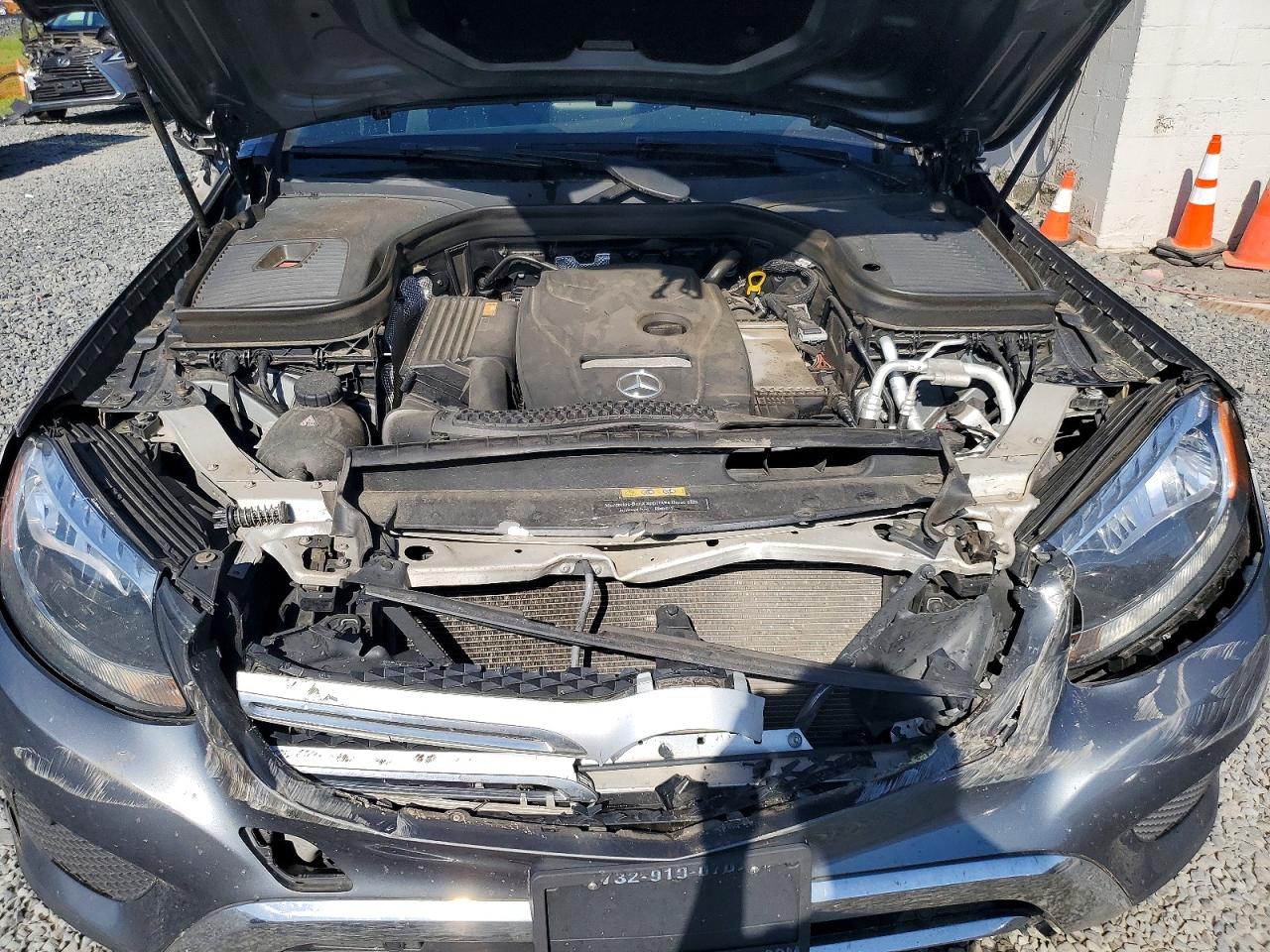 2018 Mercedes-benz Glc 300 4matic Gray vin: WDC0G4KB1JV044184