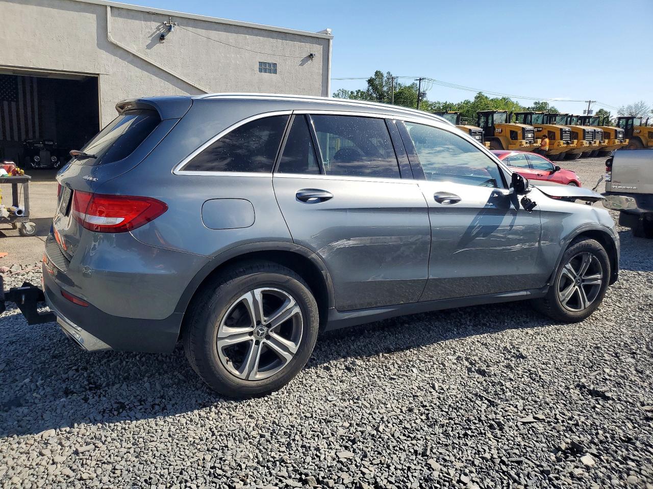2018 Mercedes-benz Glc 300 4matic Gray vin: WDC0G4KB1JV044184