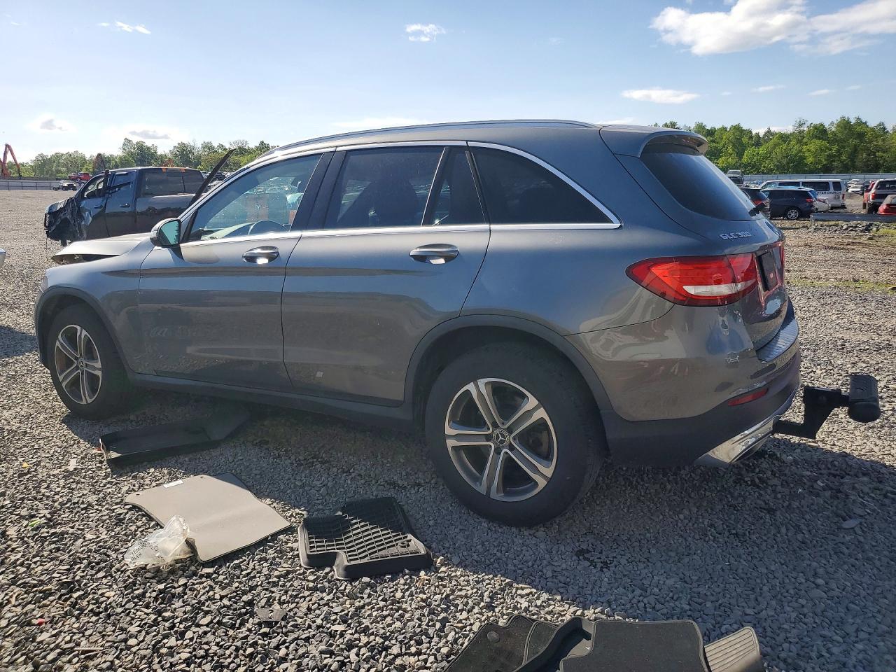 2018 Mercedes-benz Glc 300 4matic Gray vin: WDC0G4KB1JV044184