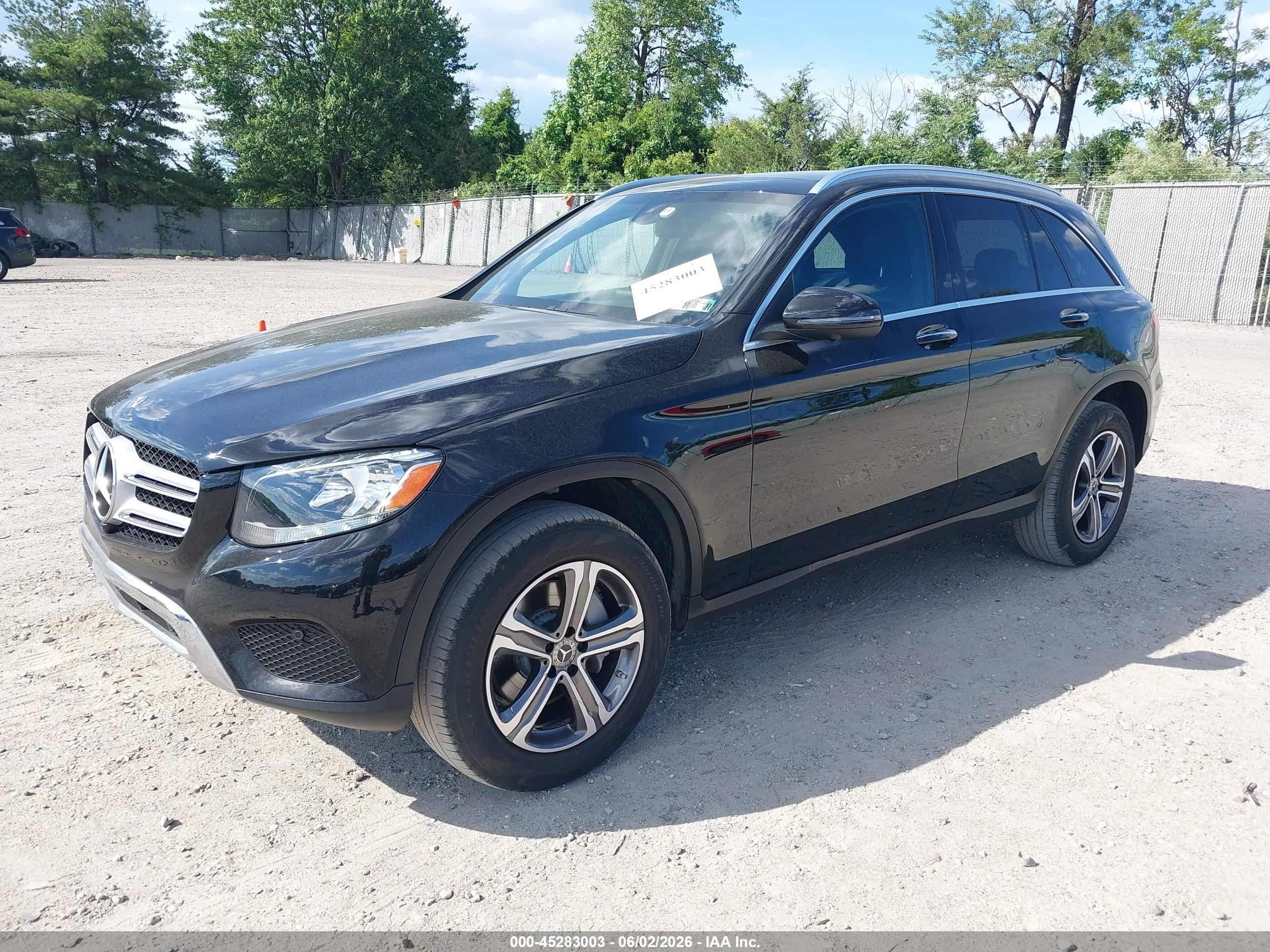 2019 Mercedes-benz Glc 300 4matic Black vin: WDC0G4KB1KV166948