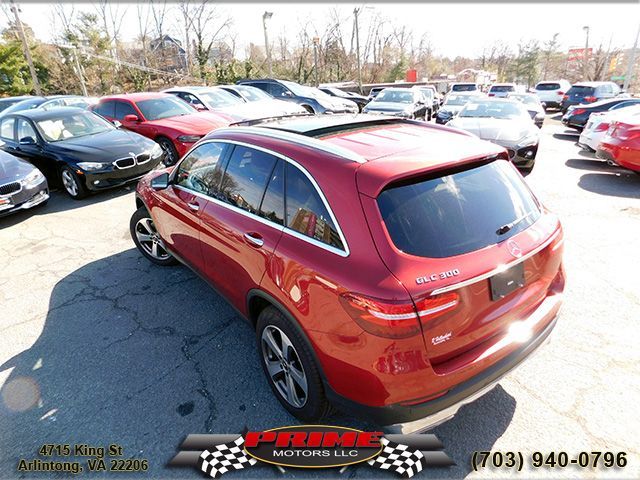 2018 Mercedes-benz Glc Glc 300 Red vin: WDC0G4KB2JV100830