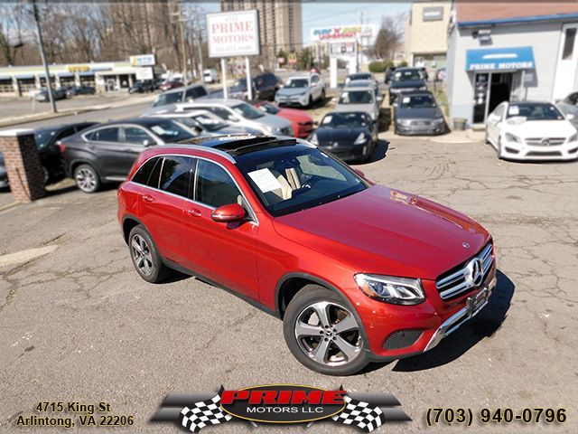 2018 Mercedes-benz Glc Glc 300 Red vin: WDC0G4KB2JV100830