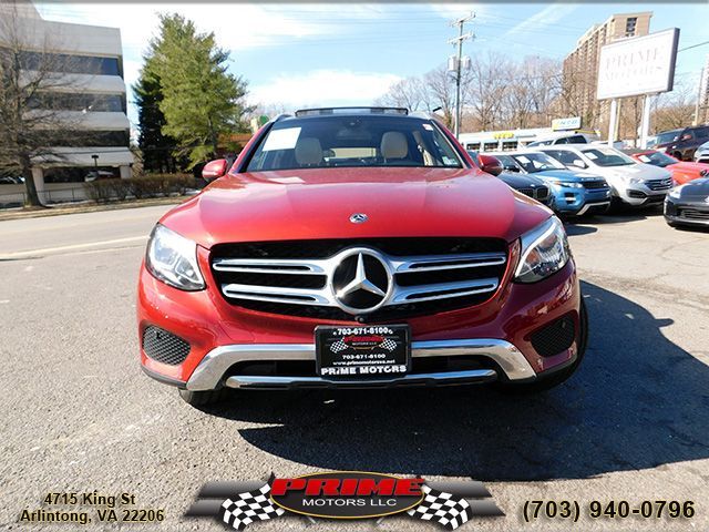 2018 Mercedes-benz Glc Glc 300 Red vin: WDC0G4KB2JV100830