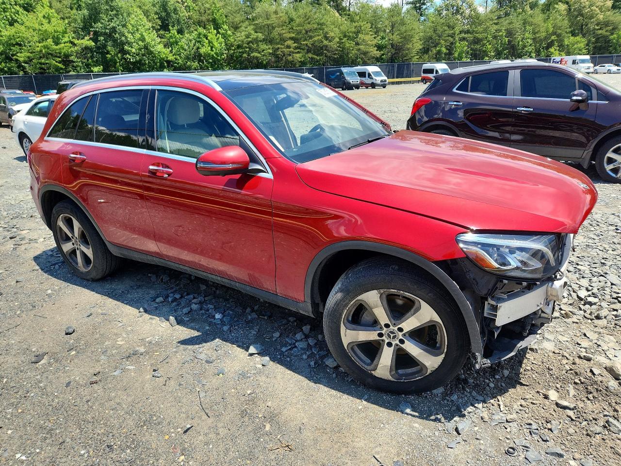 2018 Mercedes-benz Glc 300 4matic Red vin: WDC0G4KB2JV100830