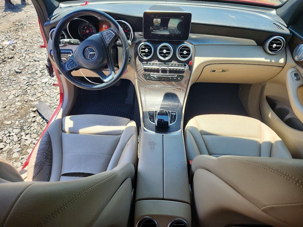 2018 Mercedes-benz Glc 300 4matic Red vin: WDC0G4KB2JV100830