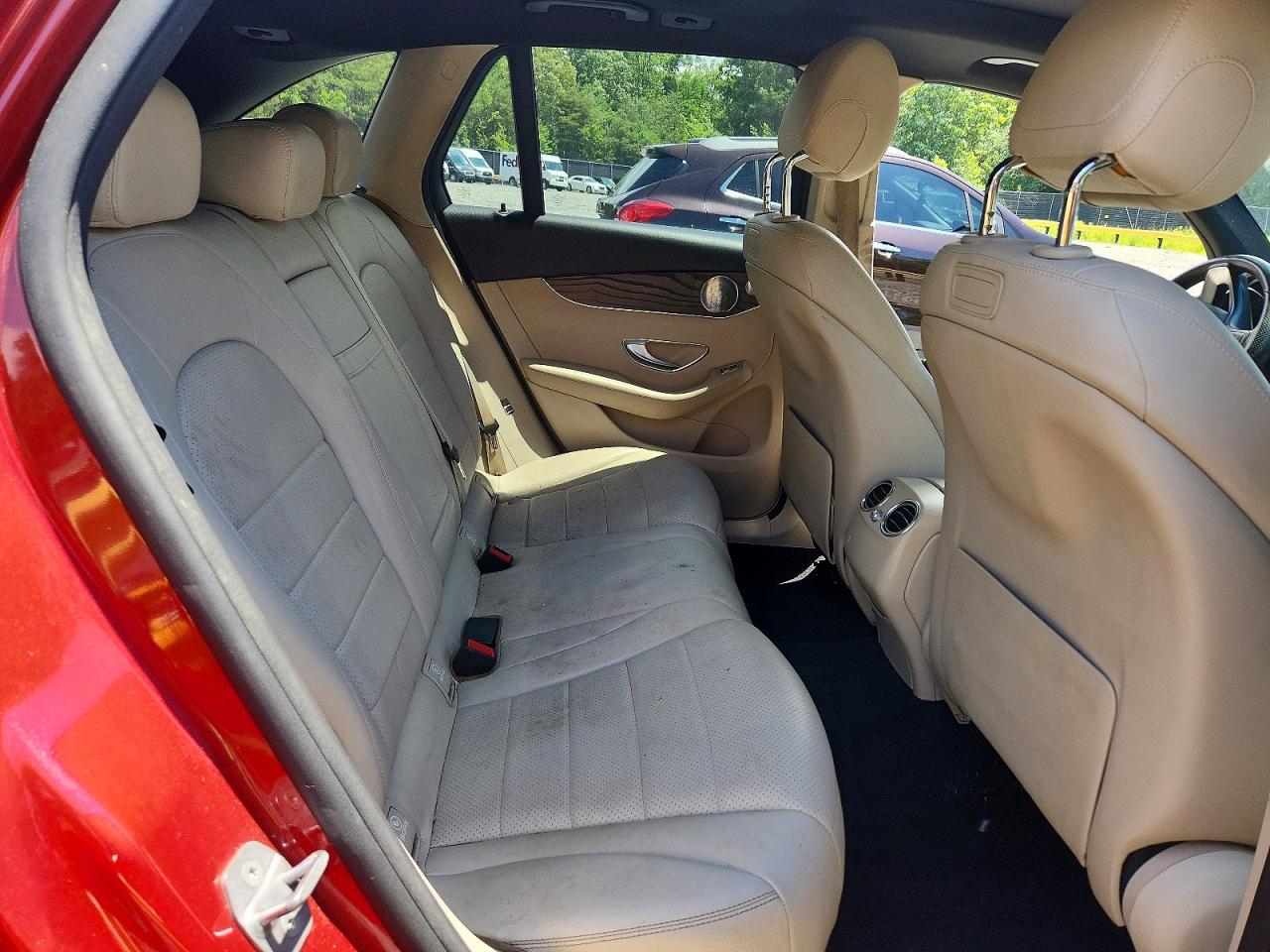 2018 Mercedes-benz Glc 300 4matic Red vin: WDC0G4KB2JV100830