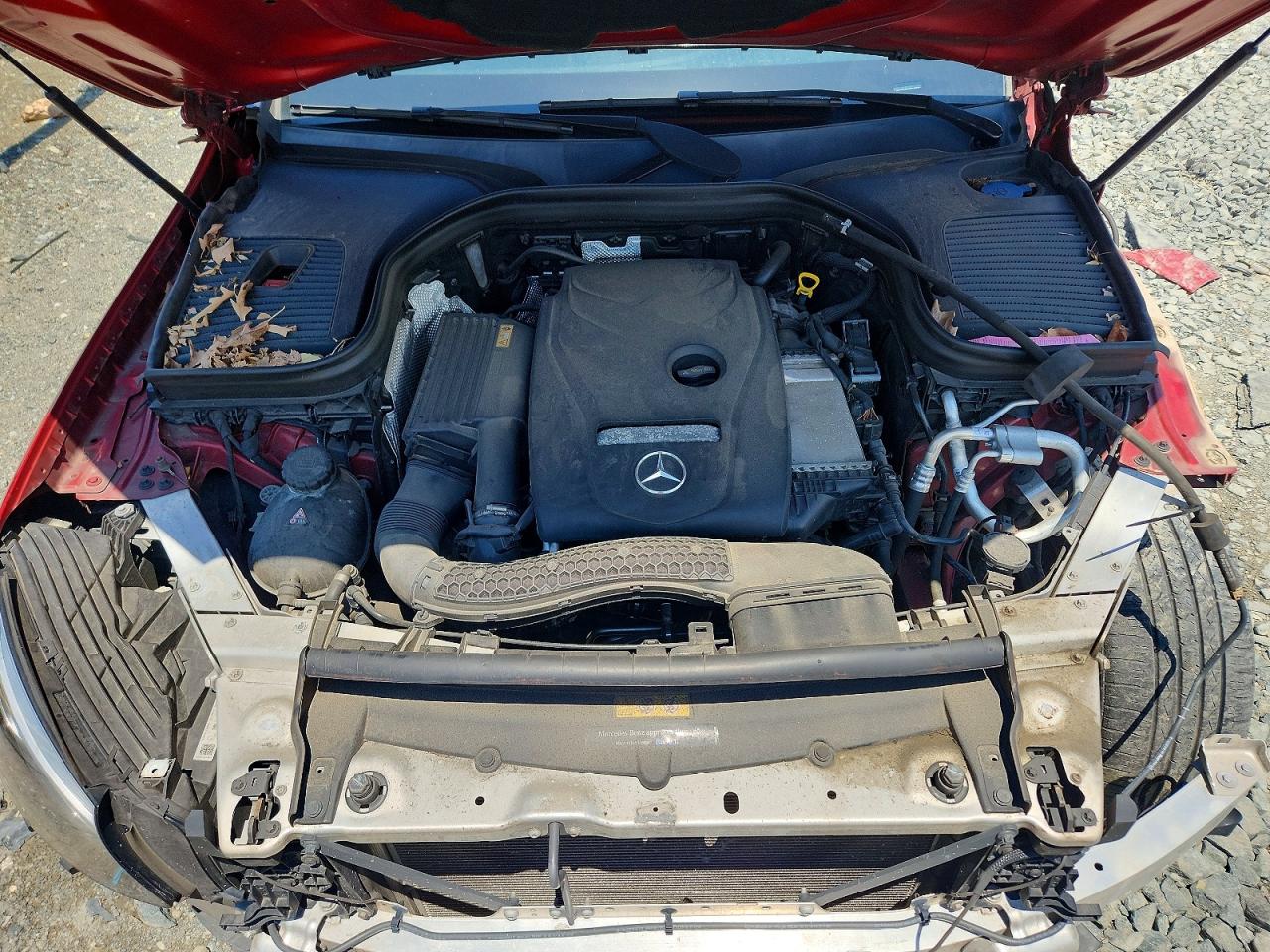 2018 Mercedes-benz Glc 300 4matic Red vin: WDC0G4KB2JV100830