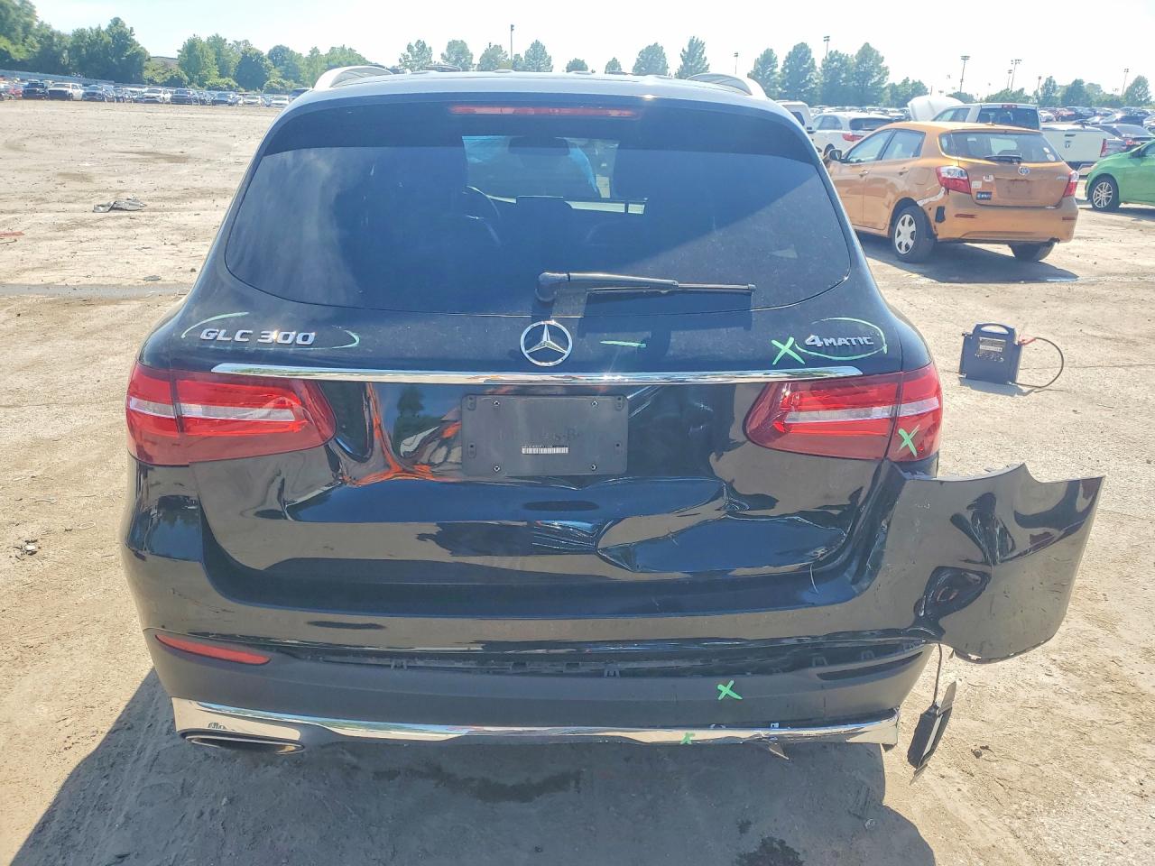 2019 Mercedes-benz Glc 300 4matic Черный vin: WDC0G4KB2KF511902
