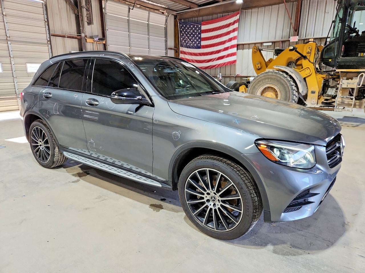 2019 Mercedes-benz Glc 300 4matic Gray vin: WDC0G4KB2KF597731