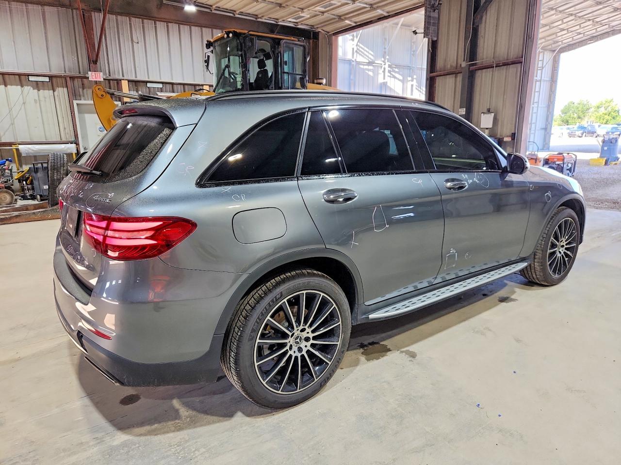 2019 Mercedes-benz Glc 300 4matic Gray vin: WDC0G4KB2KF597731