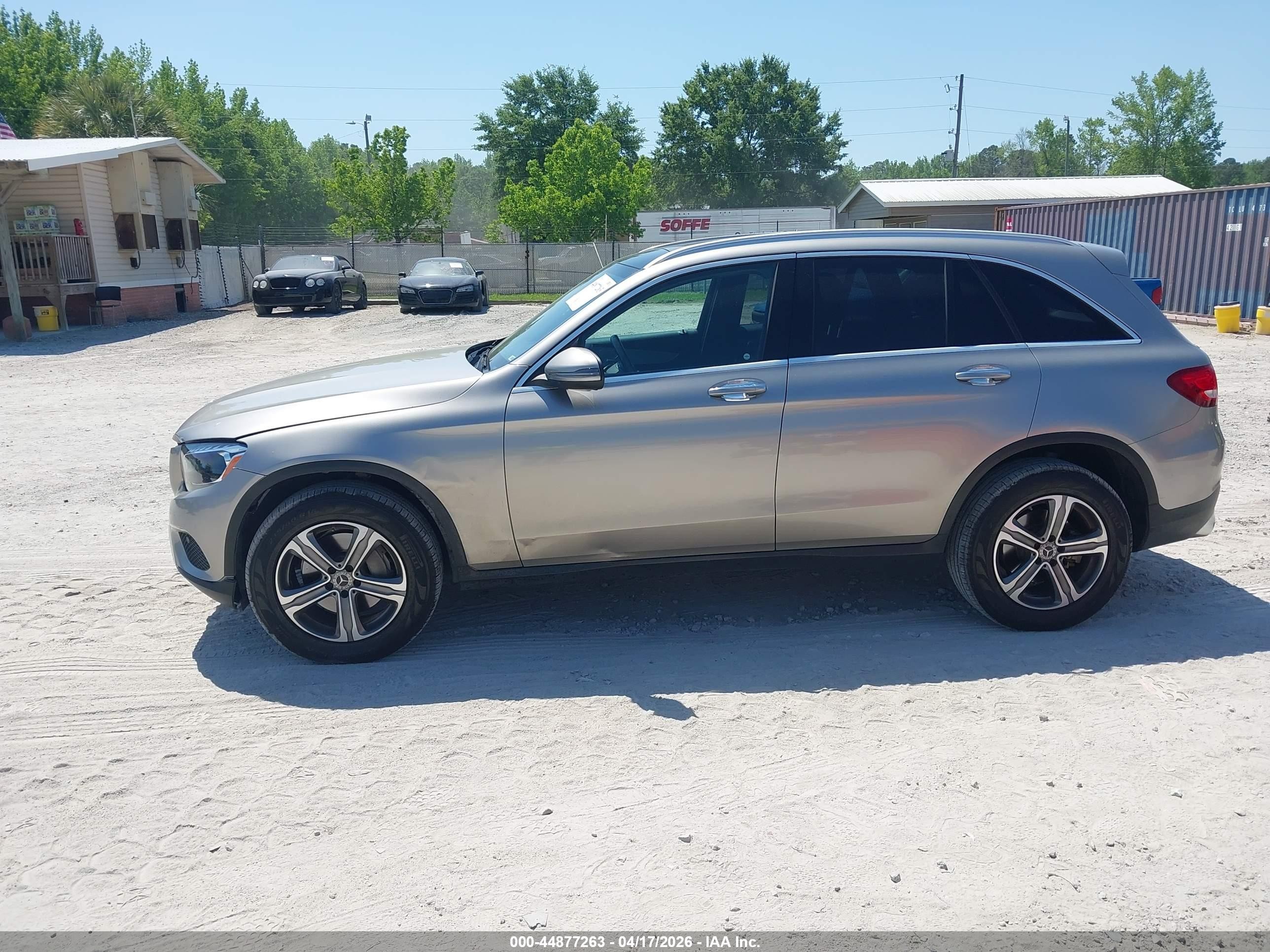 2019 Mercedes-benz Glc 300 4matic Silver vin: WDC0G4KB2KV124210