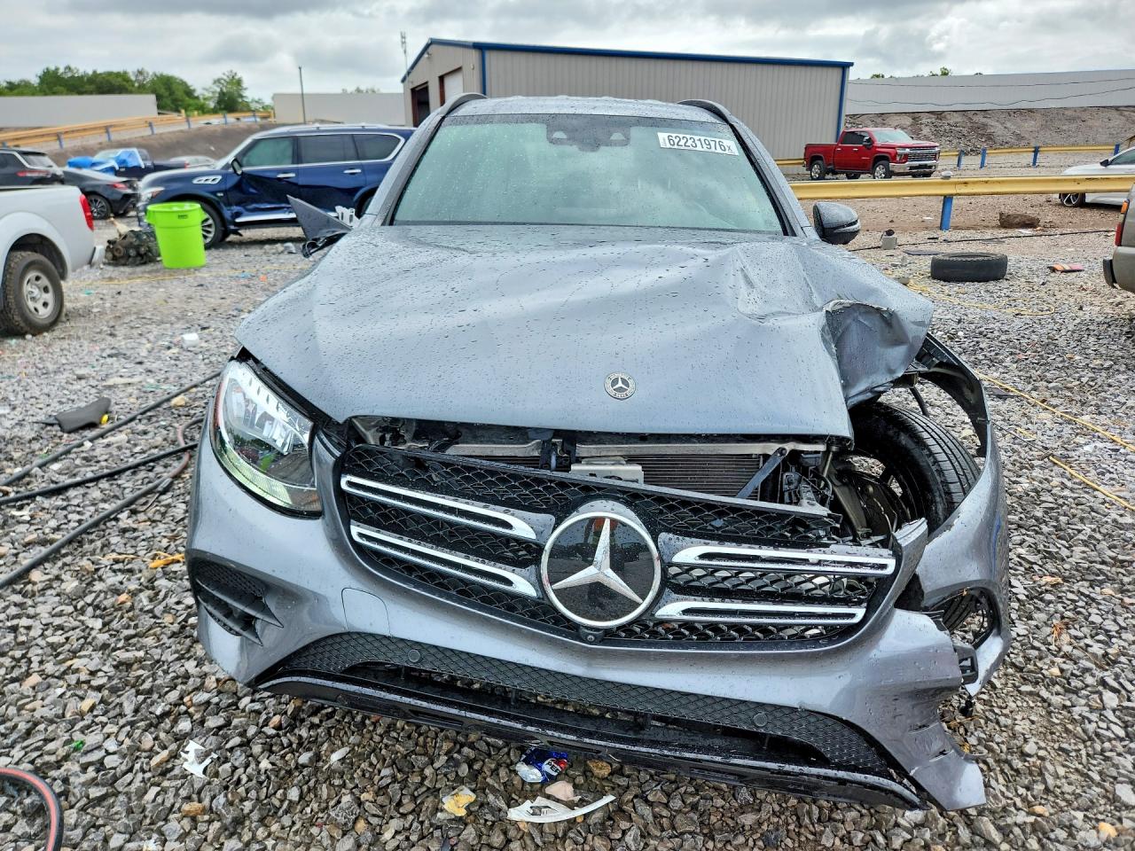 2019 Mercedes-benz Glc 300 4matic Gray vin: WDC0G4KB2KV171575