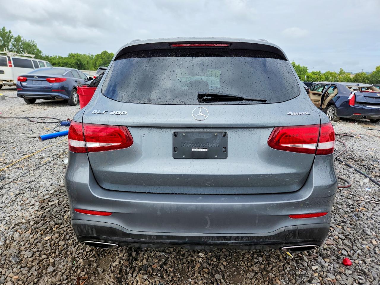 2019 Mercedes-benz Glc 300 4matic Gray vin: WDC0G4KB2KV171575