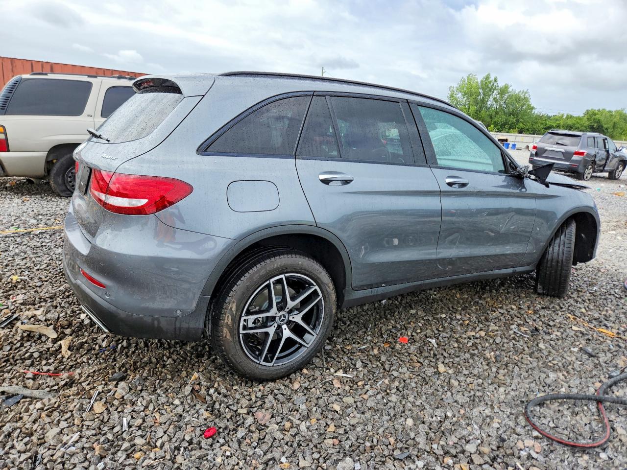 2019 Mercedes-benz Glc 300 4matic Gray vin: WDC0G4KB2KV171575