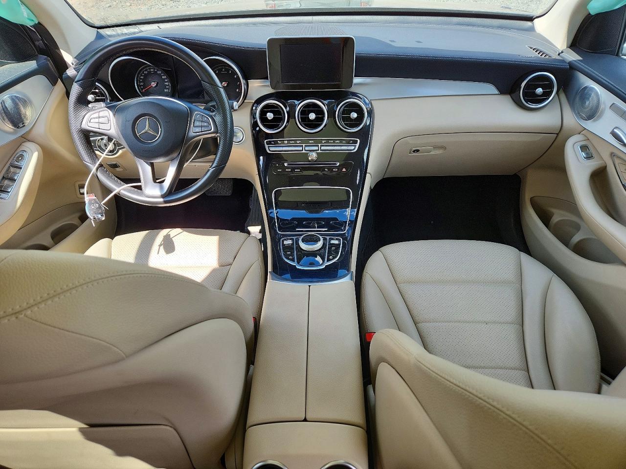 2017 Mercedes-benz Glc 300 4matic Серый vin: WDC0G4KB3HF147787