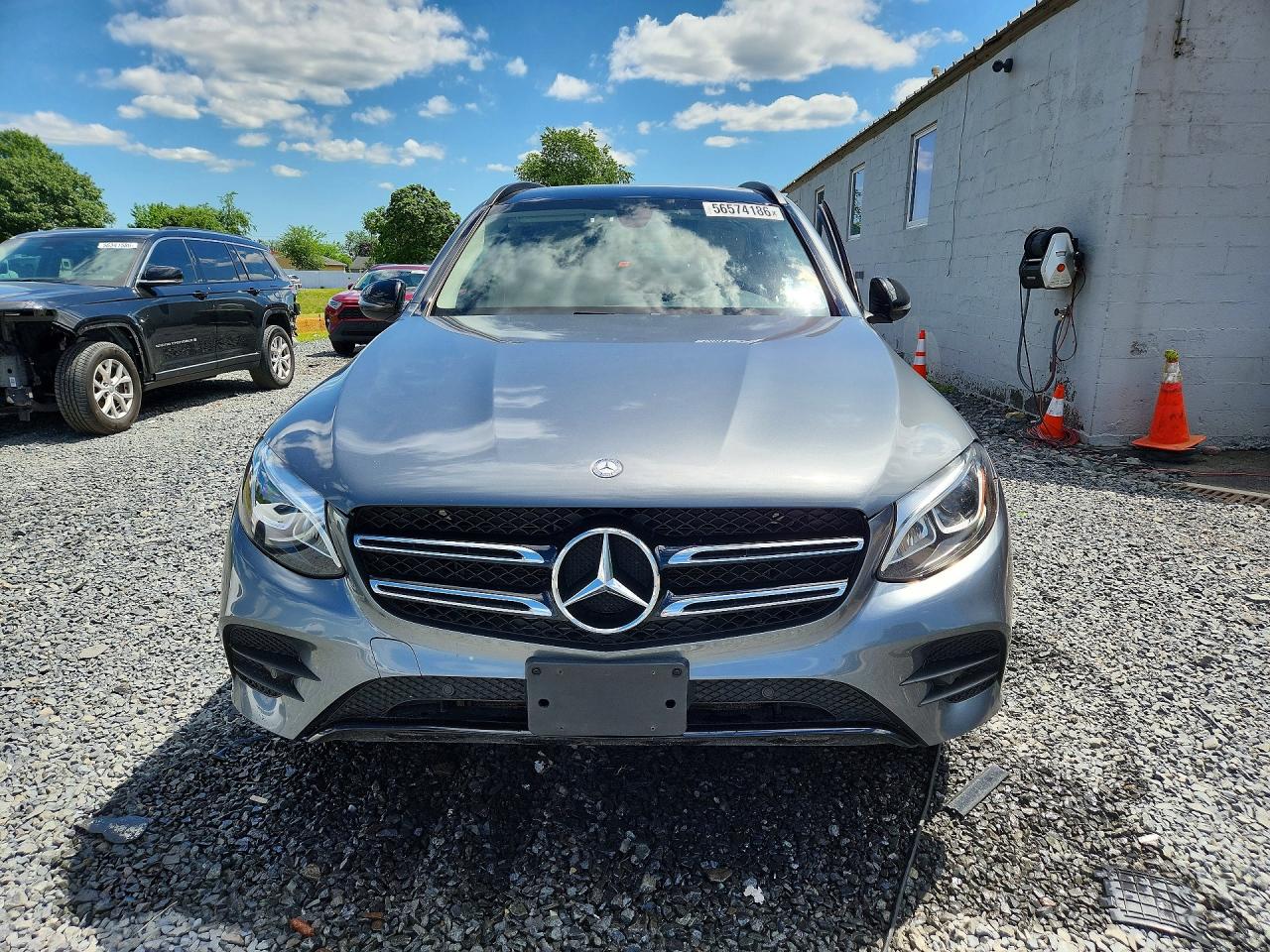 2017 Mercedes-benz Glc 300 4matic Серый vin: WDC0G4KB3HF147787
