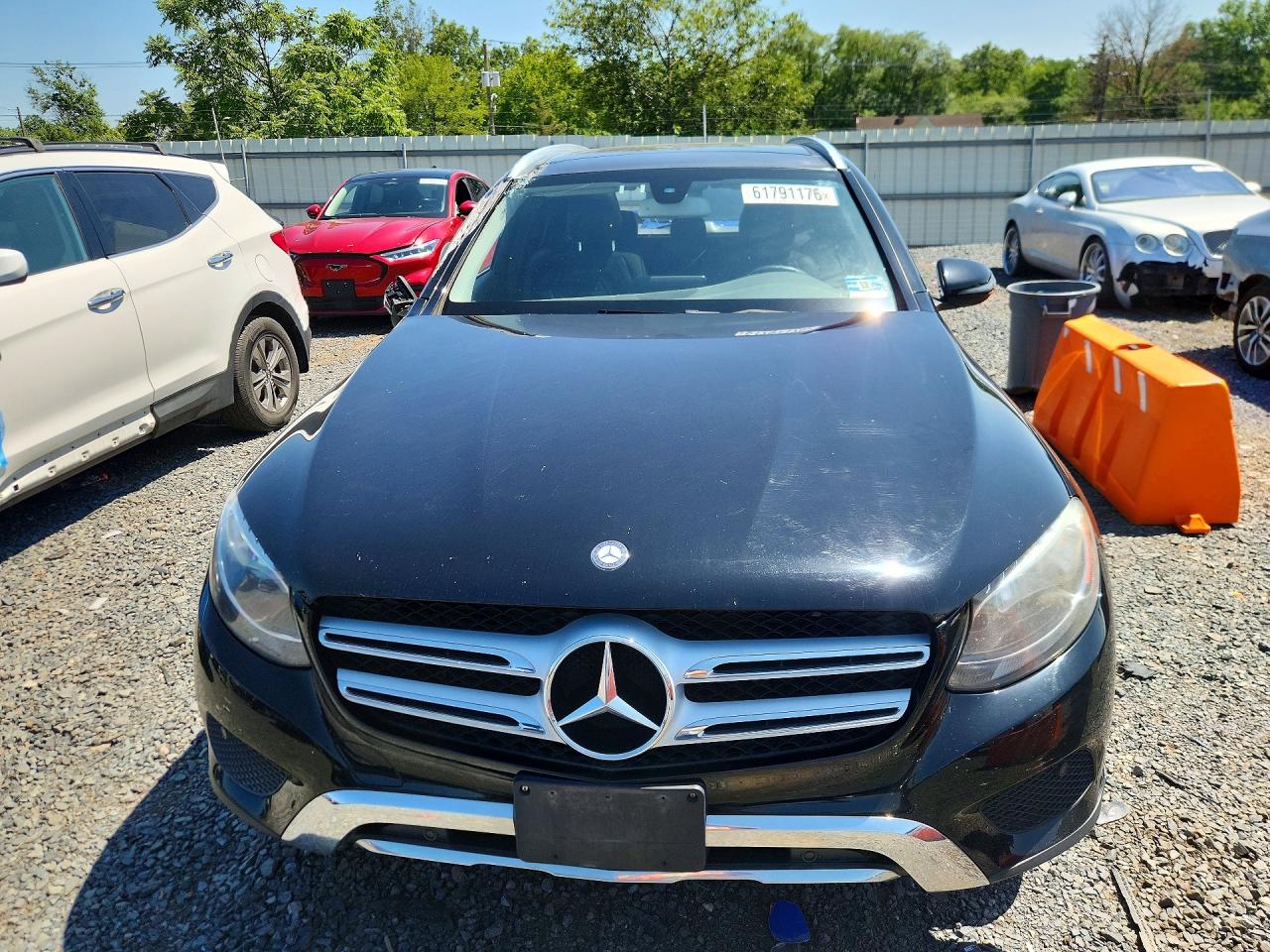 2017 Mercedes-benz Glc 300 4matic Black vin: WDC0G4KB3HF185763