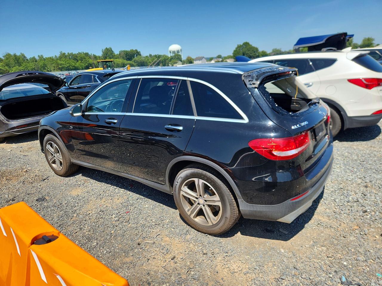 2017 Mercedes-benz Glc 300 4matic Black vin: WDC0G4KB3HF185763