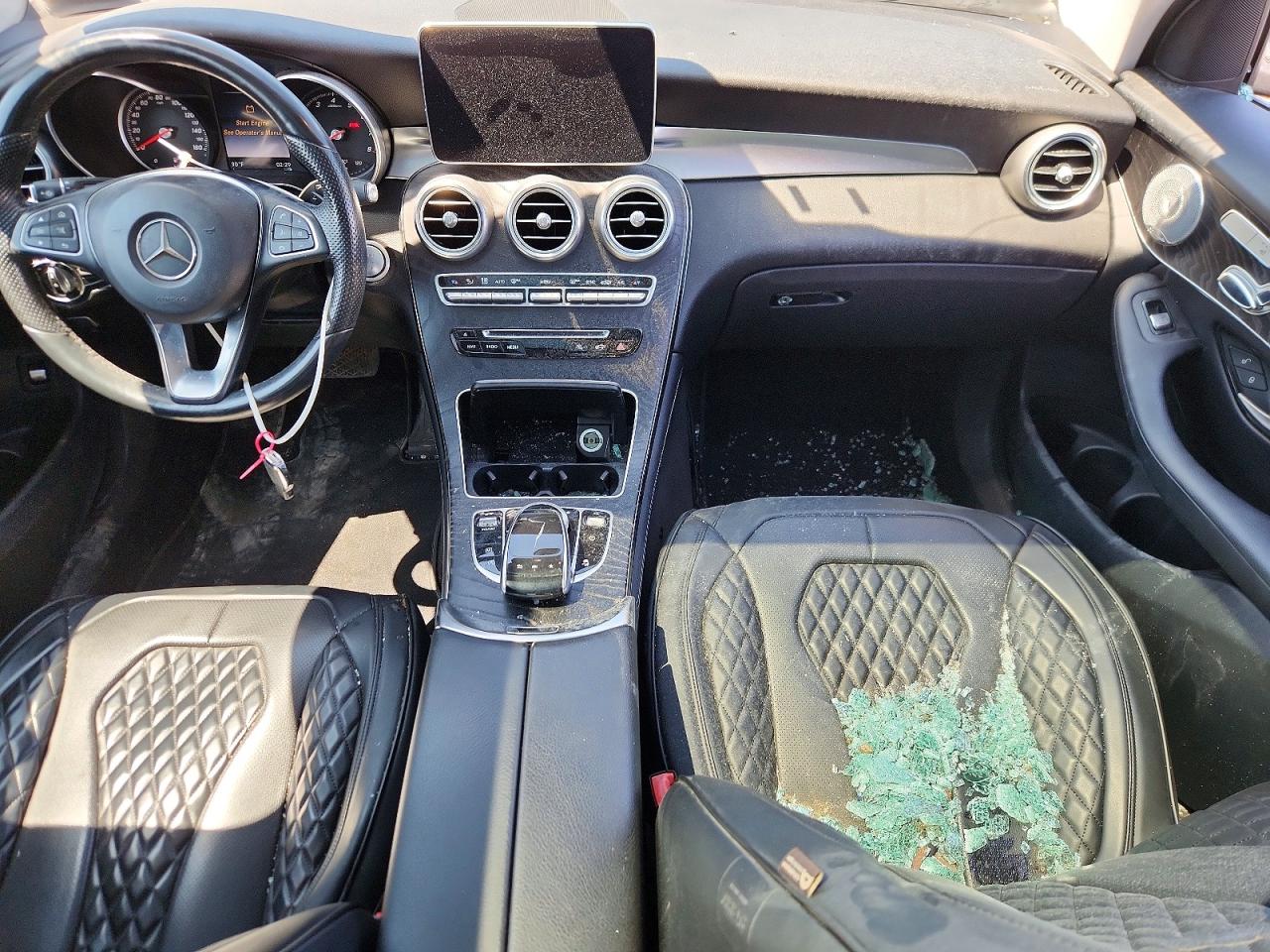 2017 Mercedes-benz Glc 300 4matic Black vin: WDC0G4KB3HF185763