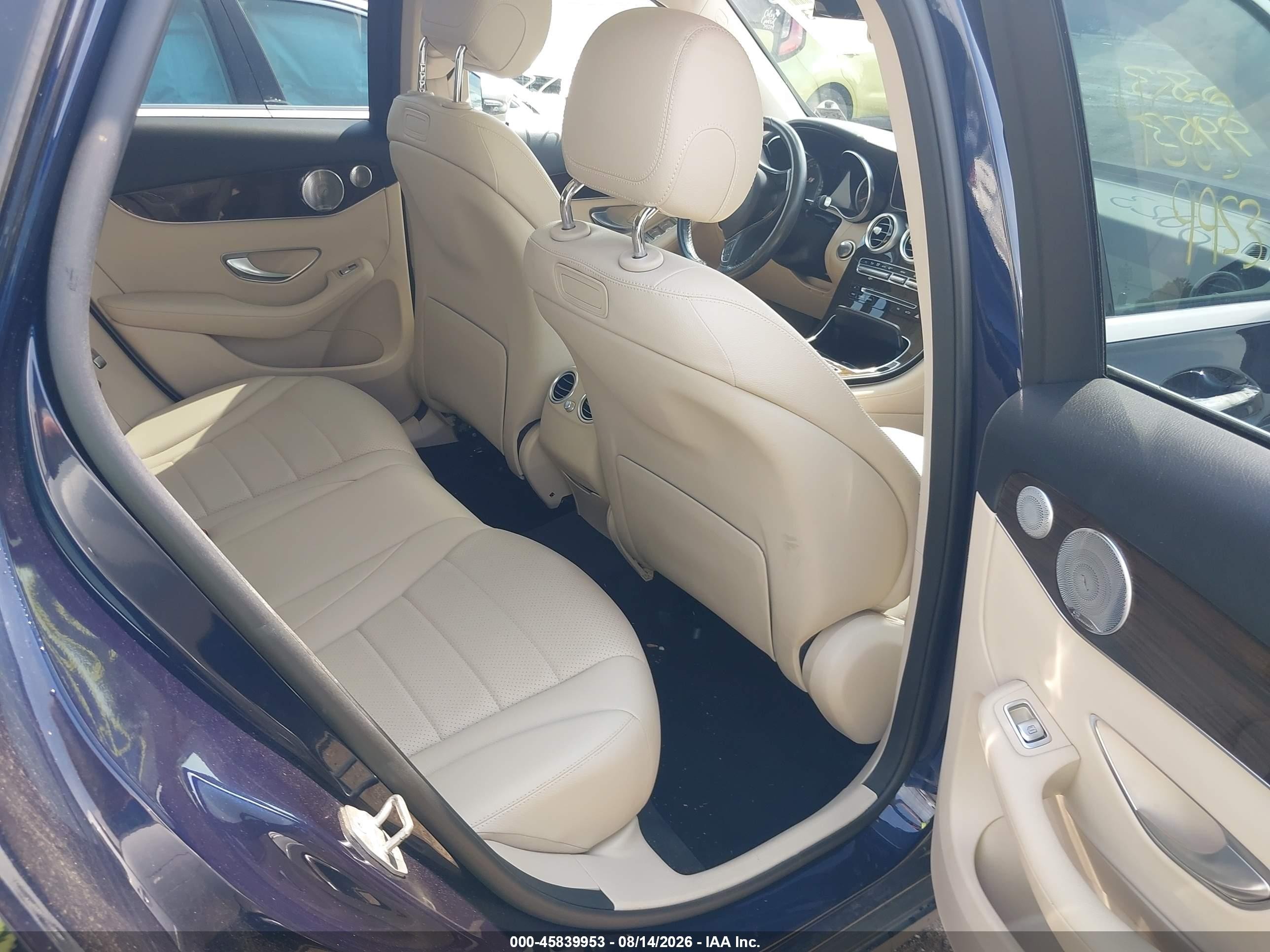 2018 Mercedes-benz Glc 300 4matic Blue vin: WDC0G4KB3JV040704