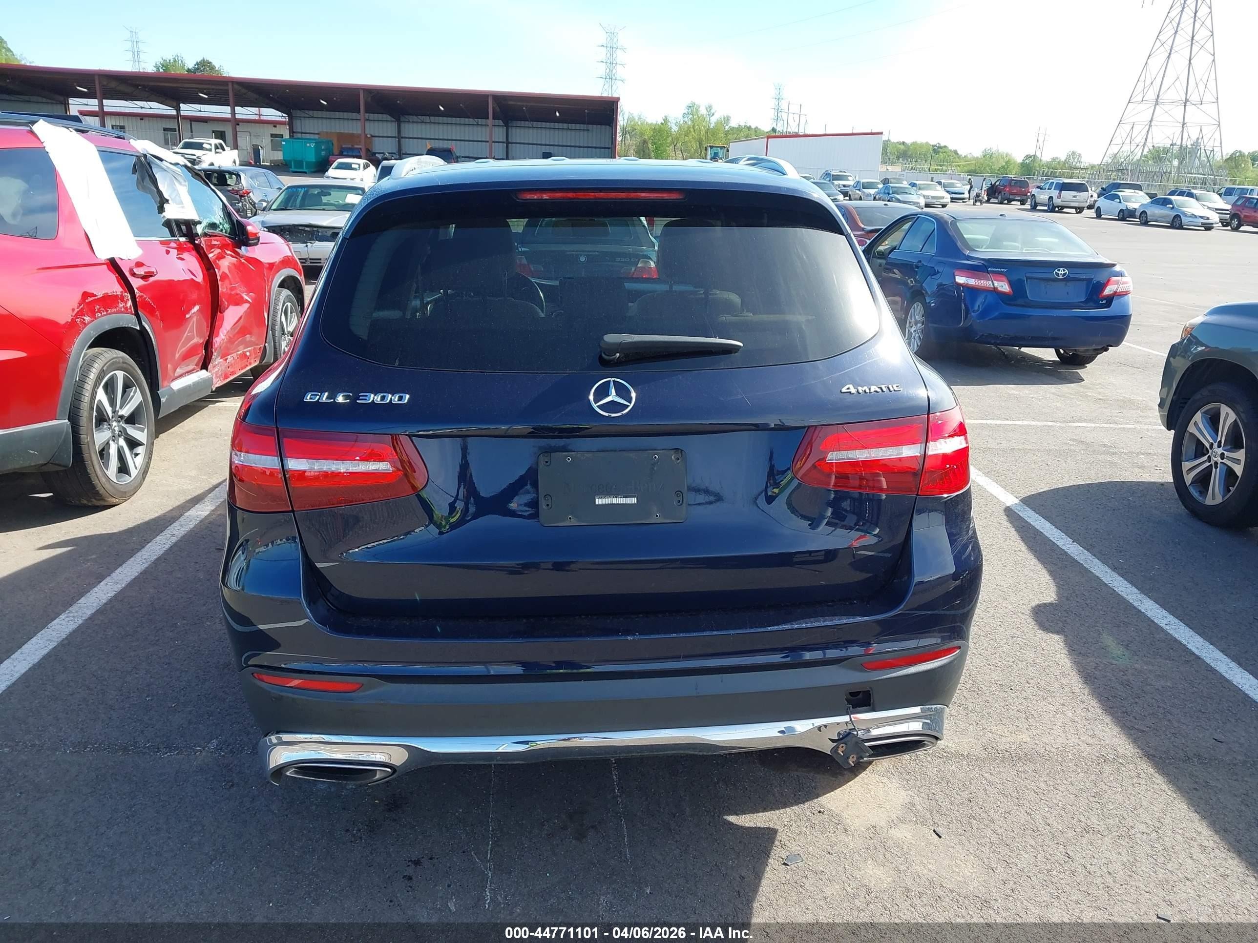 2019 Mercedes-benz Glc 300 4matic Black vin: WDC0G4KB3KF670895