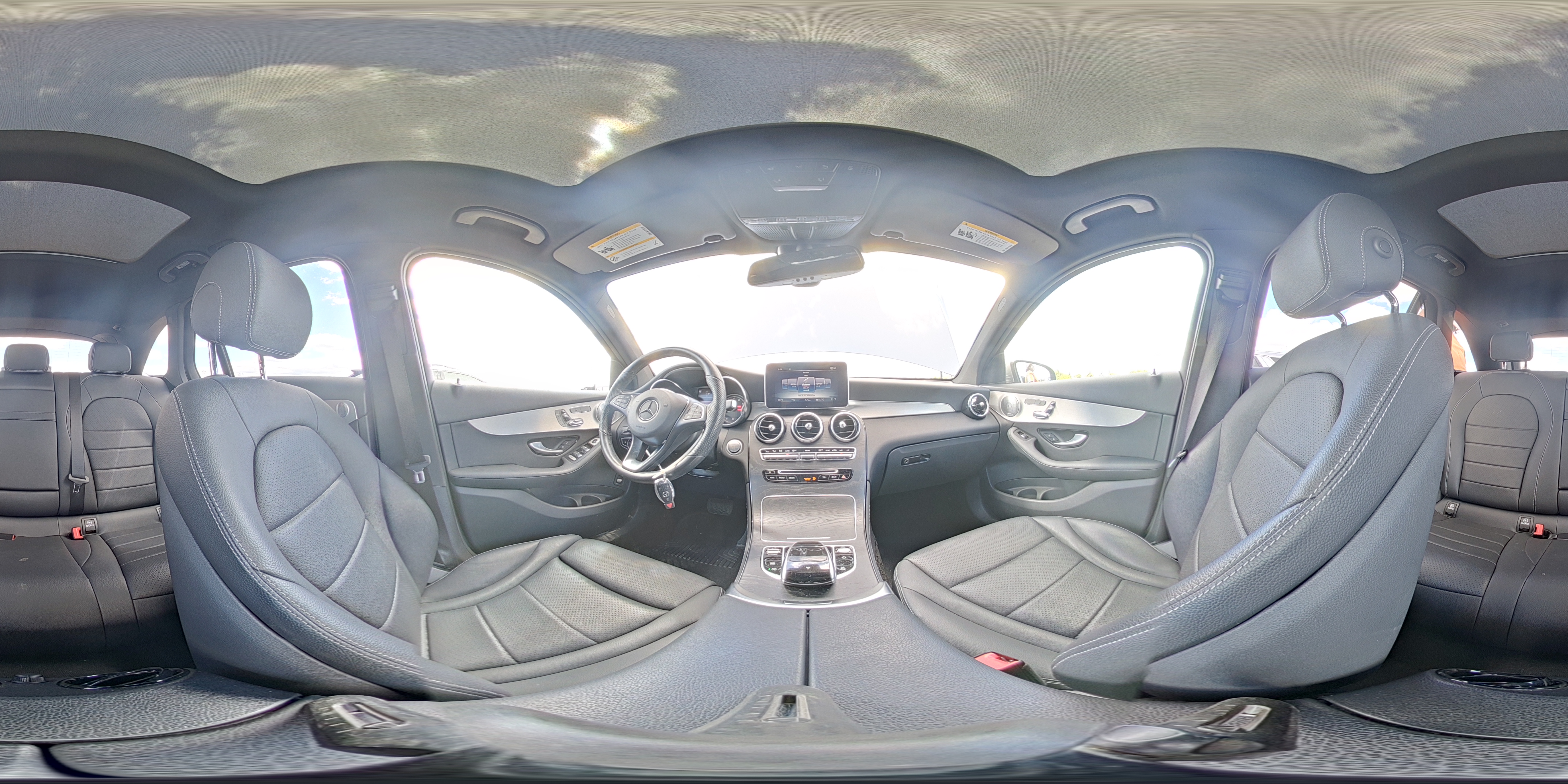 2019 Mercedes-benz Glc 300 4matic Silver vin: WDC0G4KB3KV193570
