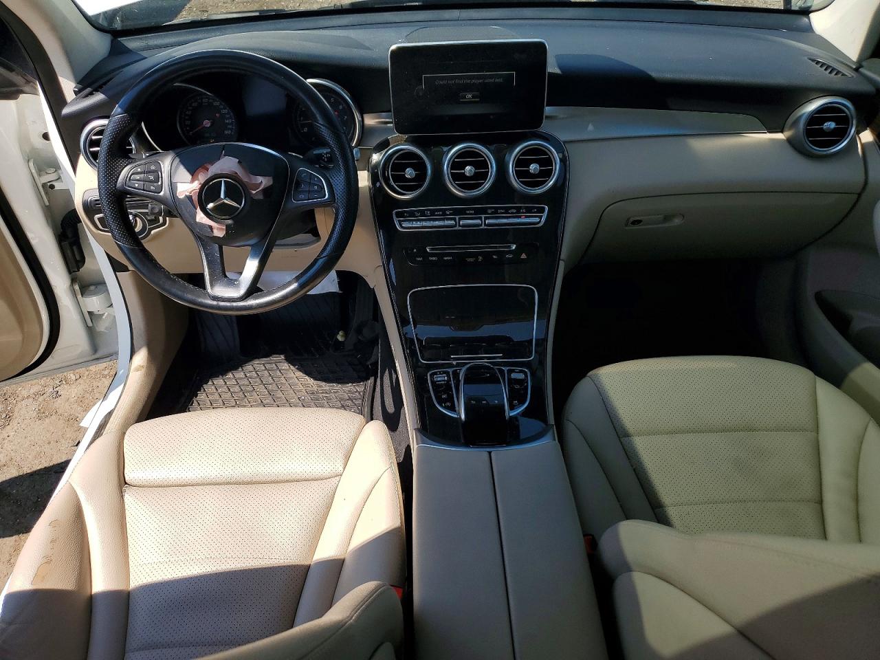 2018 Mercedes-benz Glc 300 4matic White vin: WDC0G4KB6JV033679