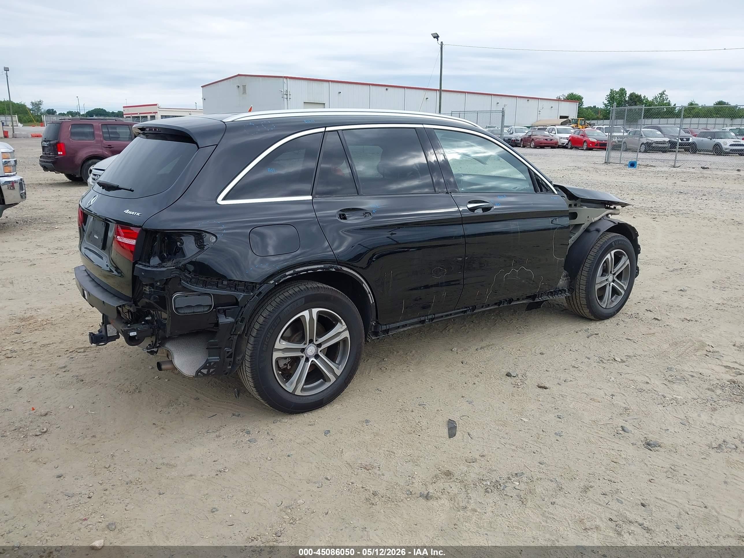 2017 Mercedes-benz Glc 300 4matic Black vin: WDC0G4KB7HF193249