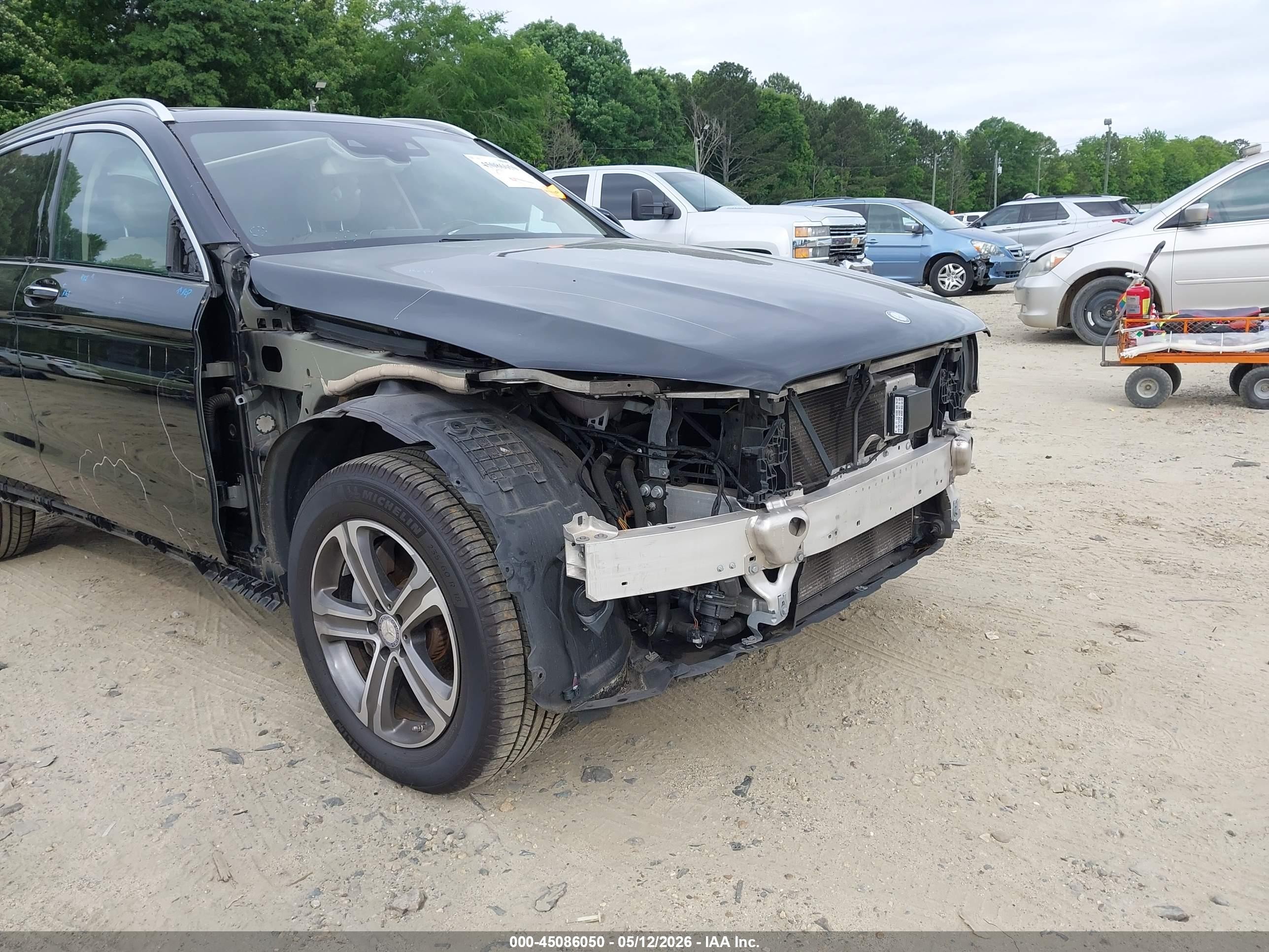 2017 Mercedes-benz Glc 300 4matic Black vin: WDC0G4KB7HF193249