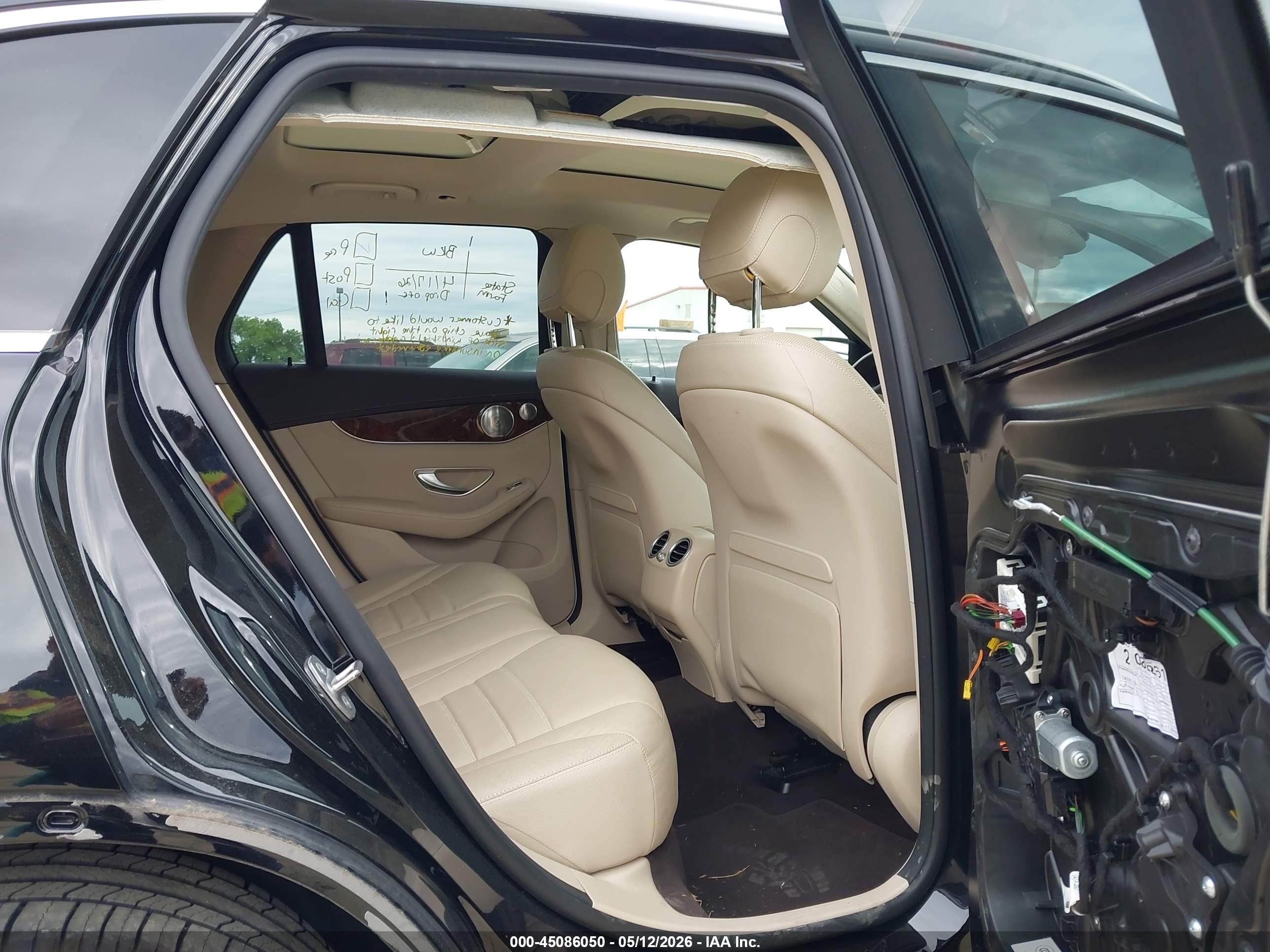 2017 Mercedes-benz Glc 300 4matic Black vin: WDC0G4KB7HF193249
