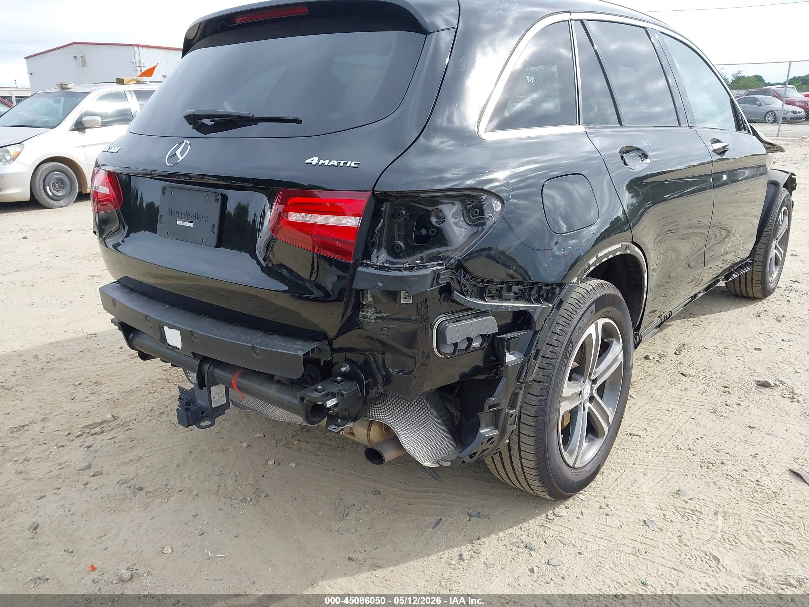 2017 Mercedes-benz Glc 300 4matic Black vin: WDC0G4KB7HF193249
