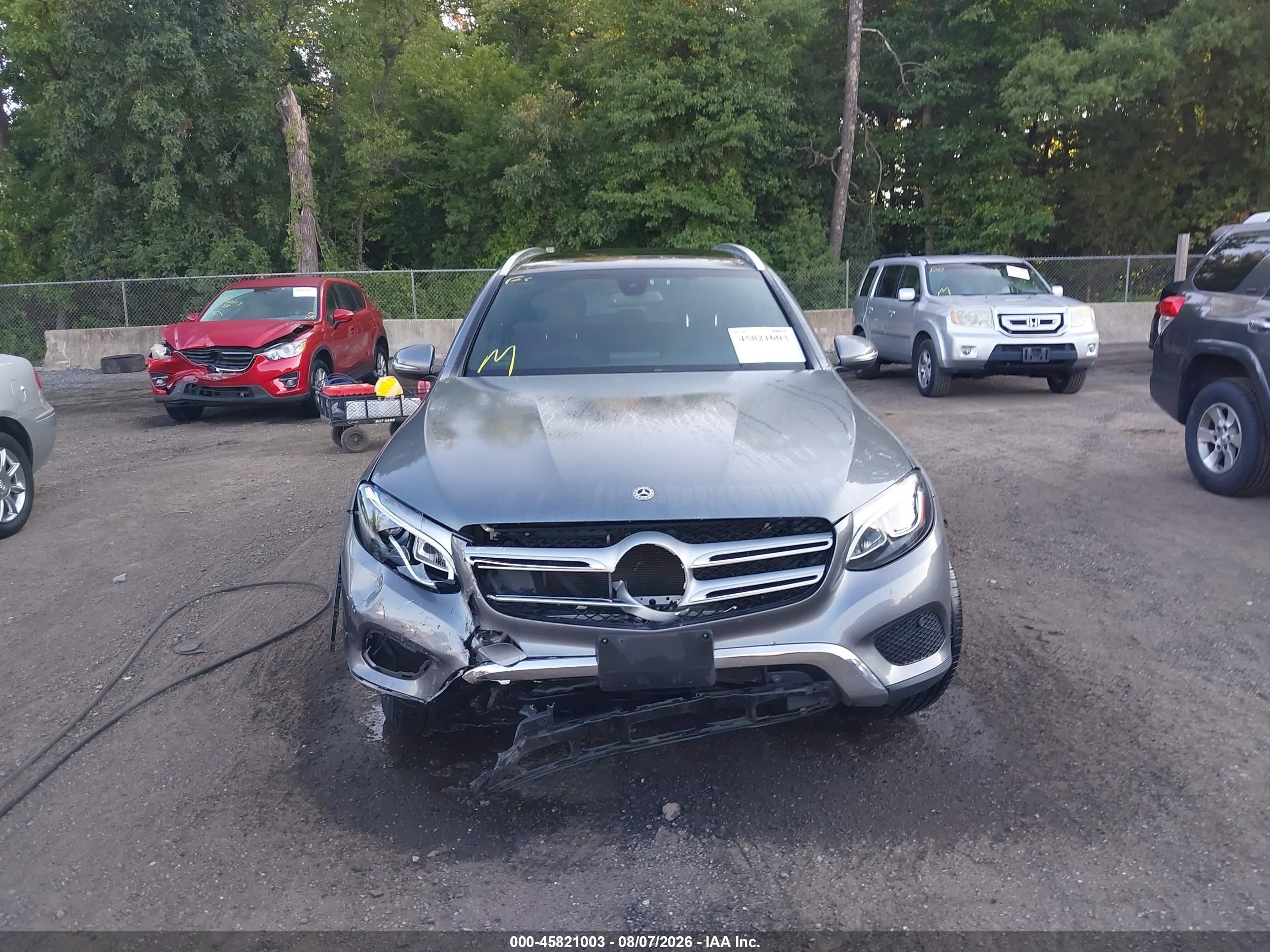 2019 Mercedes-benz Glc 300 4matic Gray vin: WDC0G4KB7KV131539