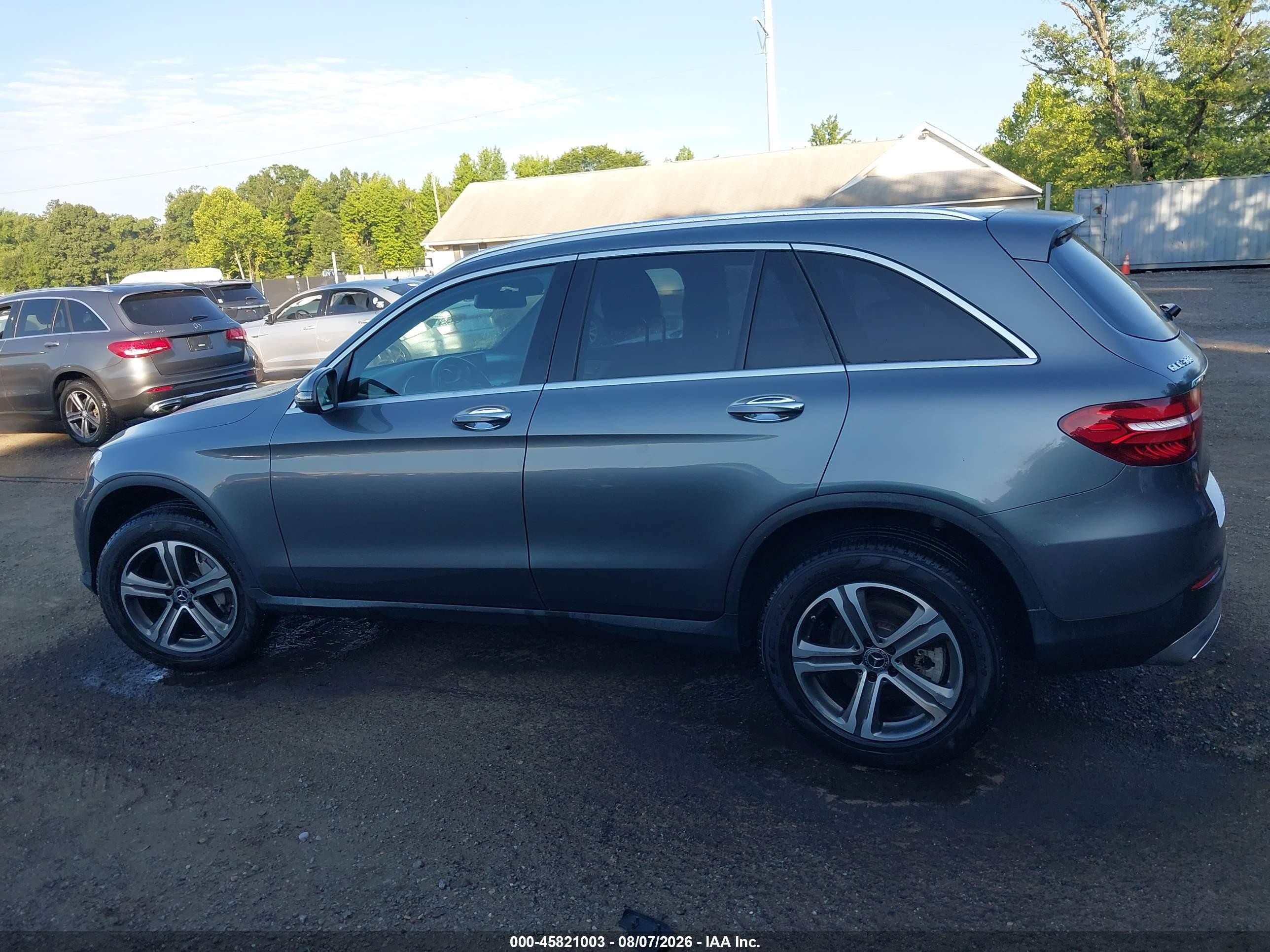 2019 Mercedes-benz Glc 300 4matic Gray vin: WDC0G4KB7KV131539