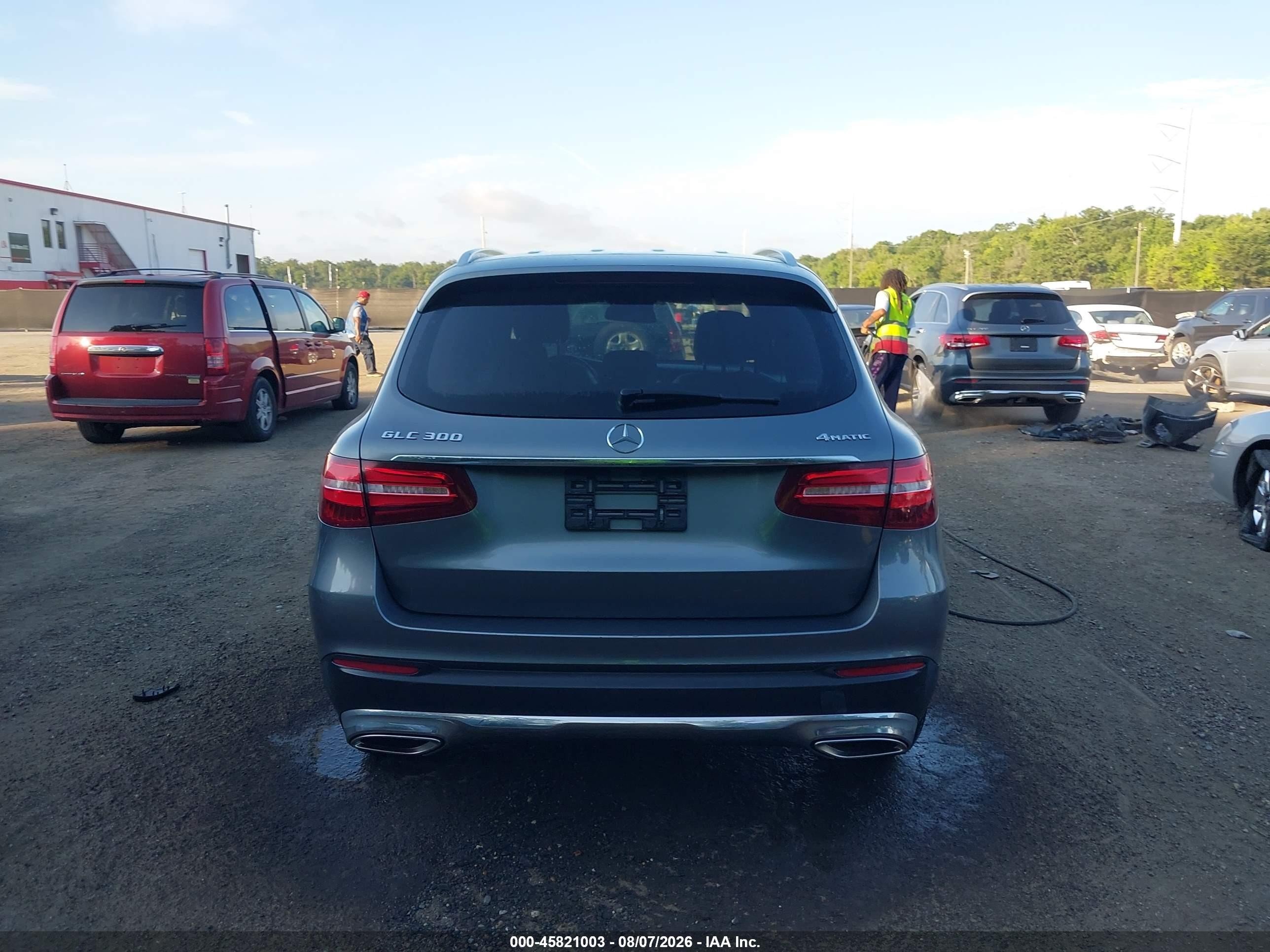 2019 Mercedes-benz Glc 300 4matic Gray vin: WDC0G4KB7KV131539