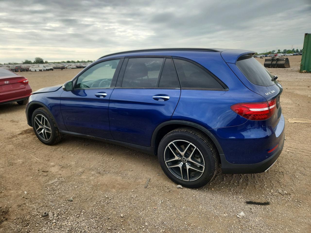 2017 Mercedes-benz Glc 300 4matic Синий vin: WDC0G4KB8HF219647