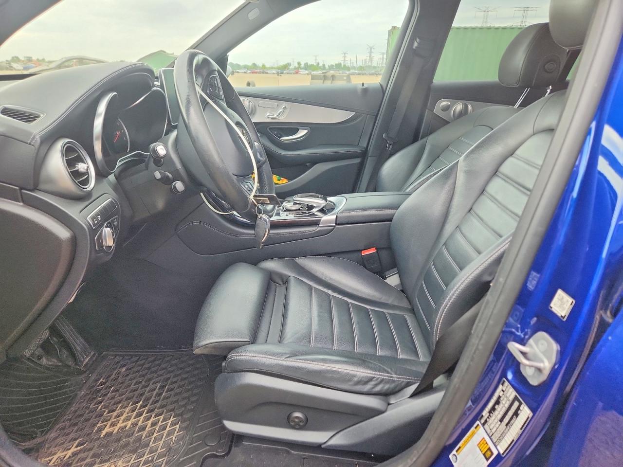 2017 Mercedes-benz Glc 300 4matic Синий vin: WDC0G4KB8HF219647
