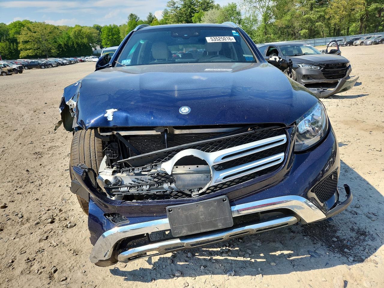 2017 Mercedes-benz Glc 300 4matic Blue vin: WDC0G4KB8HF258738