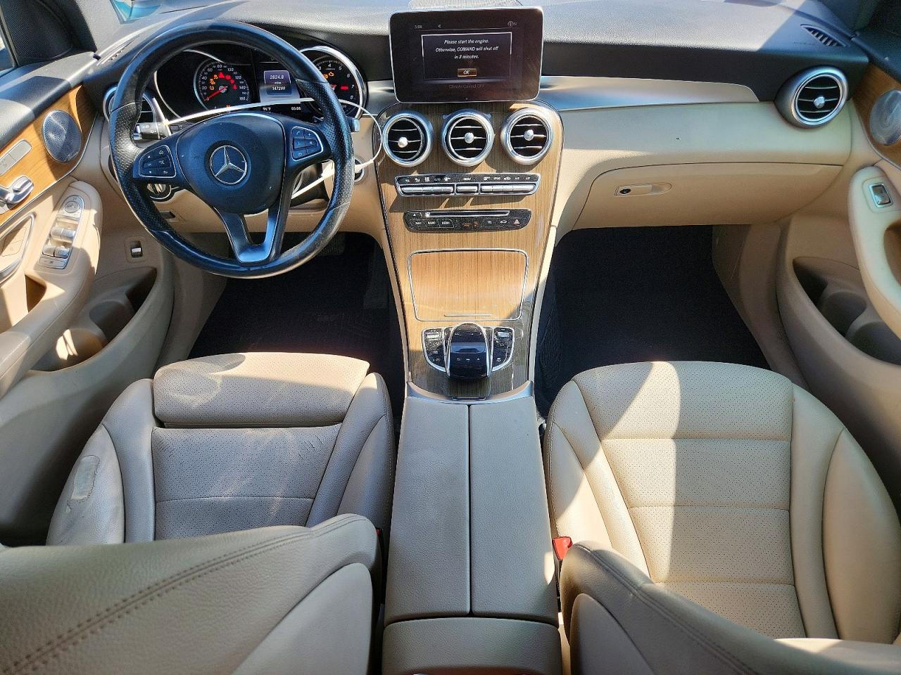 2017 Mercedes-benz Glc 300 4matic Blue vin: WDC0G4KB8HF258738