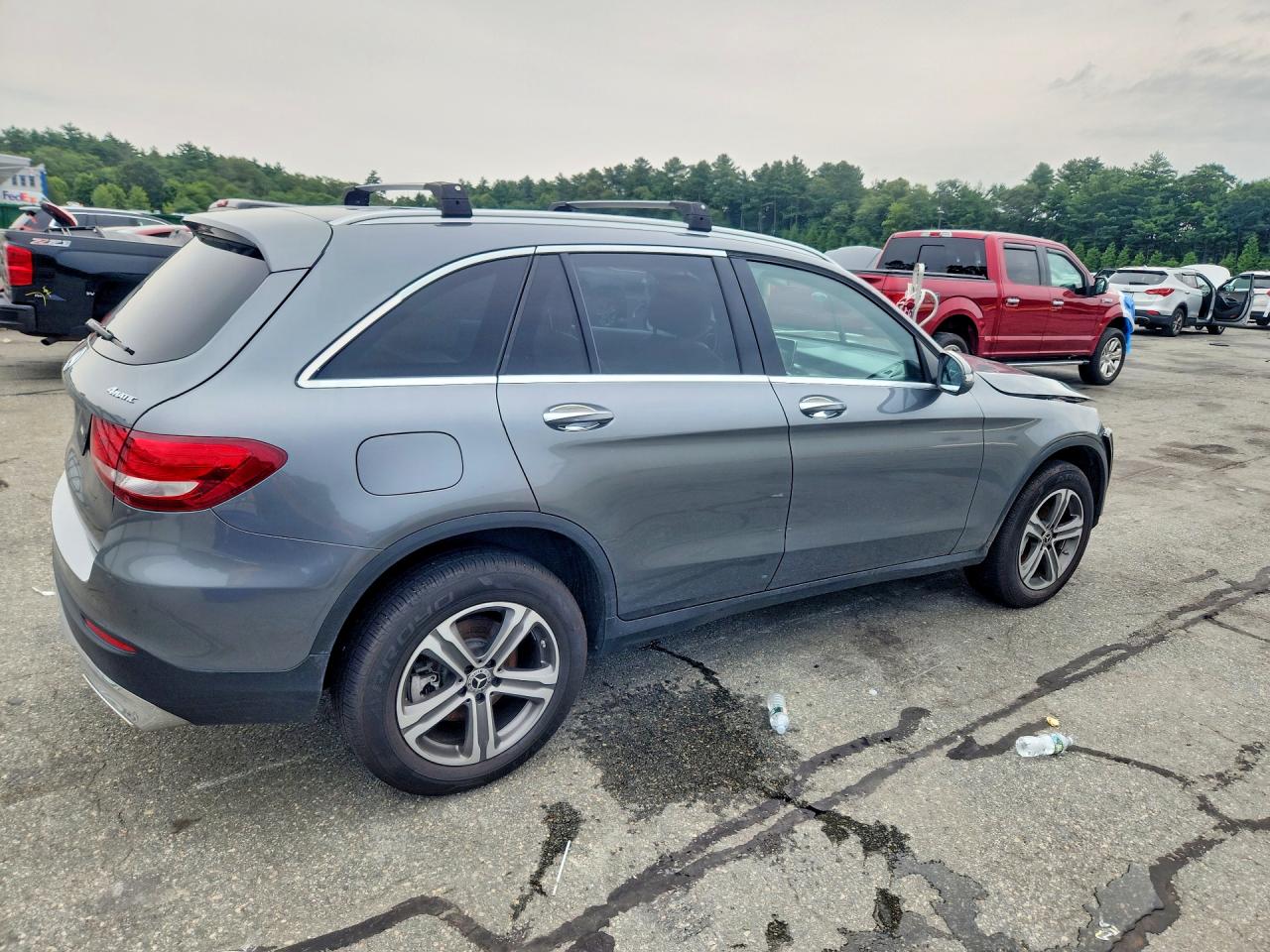 2018 Mercedes-benz Glc 300 4matic Gray vin: WDC0G4KB8JV019427