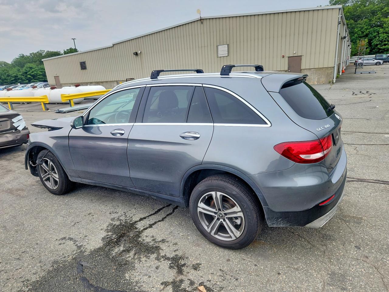 2018 Mercedes-benz Glc 300 4matic Gray vin: WDC0G4KB8JV019427