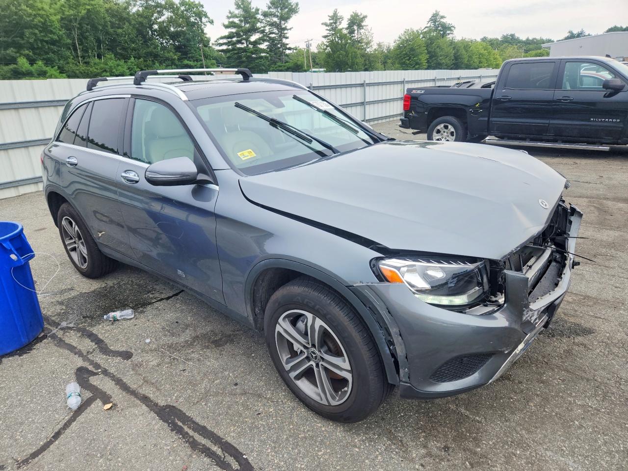 2018 Mercedes-benz Glc 300 4matic Gray vin: WDC0G4KB8JV019427