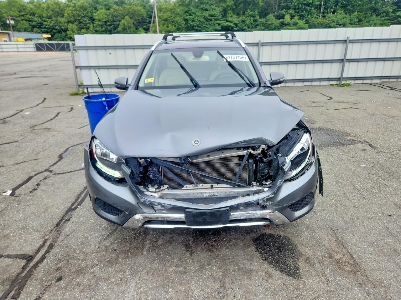 2018 Mercedes-benz Glc 300 4matic Gray vin: WDC0G4KB8JV019427