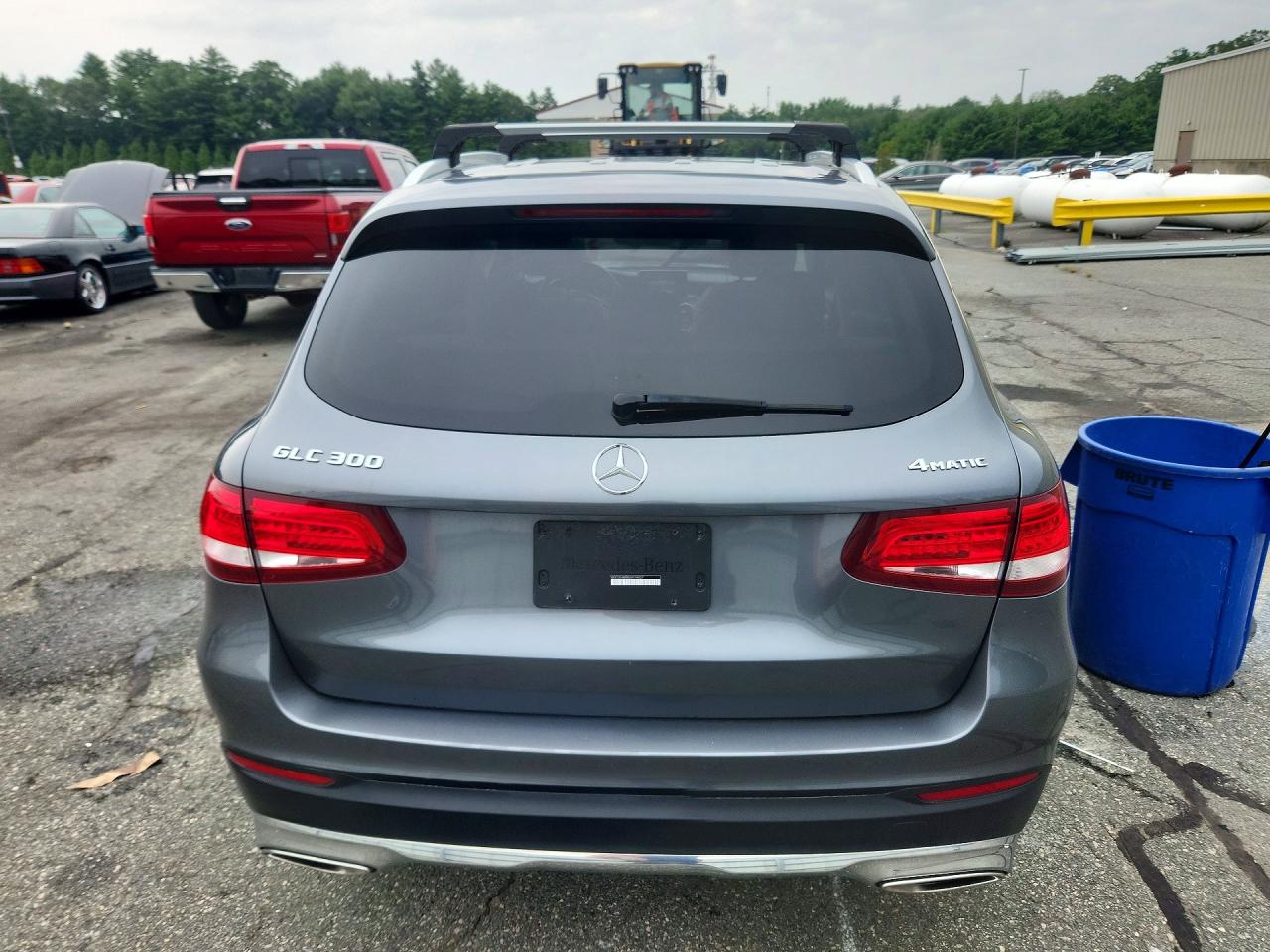 2018 Mercedes-benz Glc 300 4matic Gray vin: WDC0G4KB8JV019427
