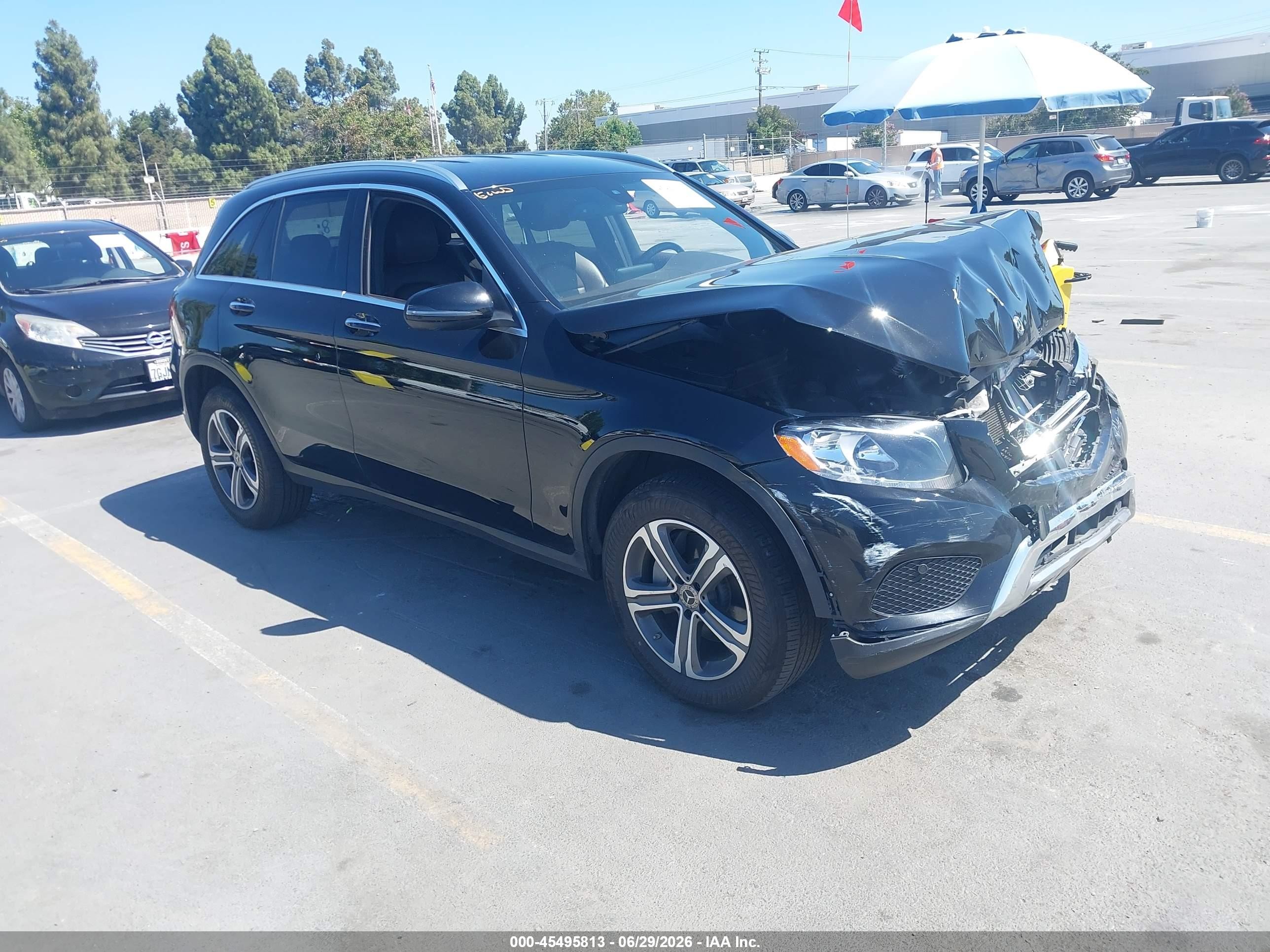 2018 Mercedes-benz Glc 300 4matic Черный vin: WDC0G4KB8JV081460
