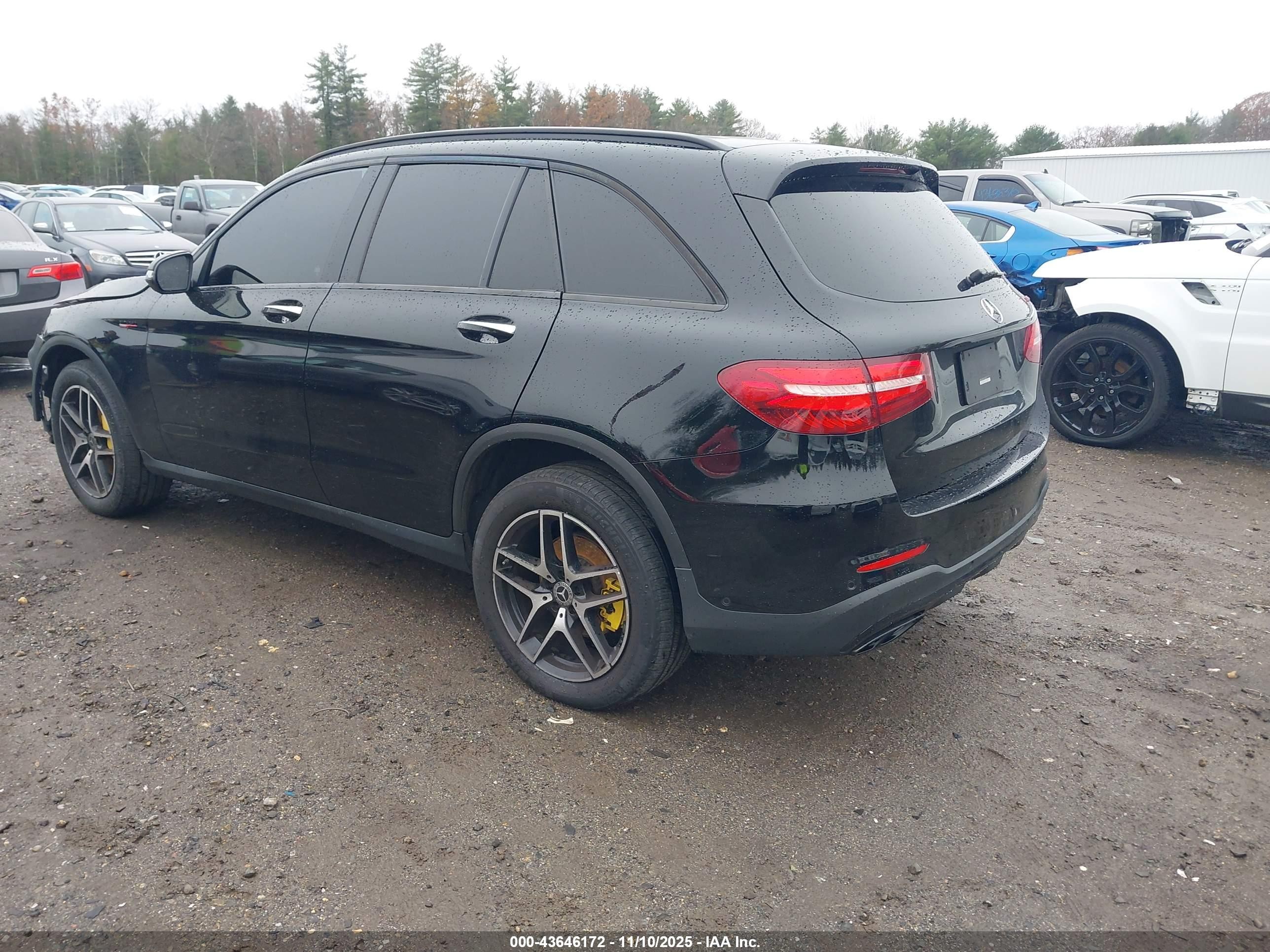 2018 Mercedes-benz Glc 300 4matic Black vin: WDC0G4KB9JV053327